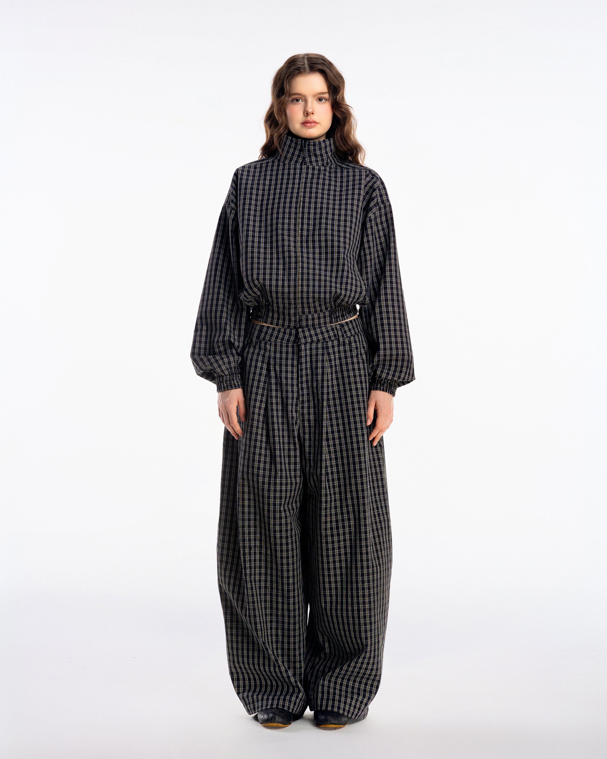 Gingham Uniform Set - Golden Noir - Push Push