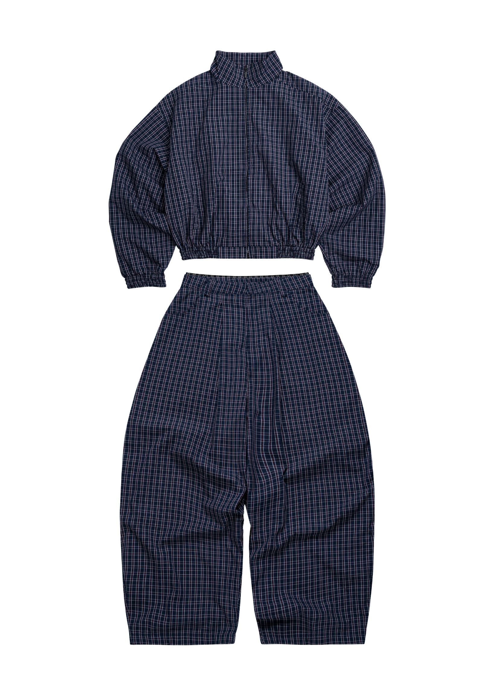 Gingham Uniform Set - Navy - Push Push