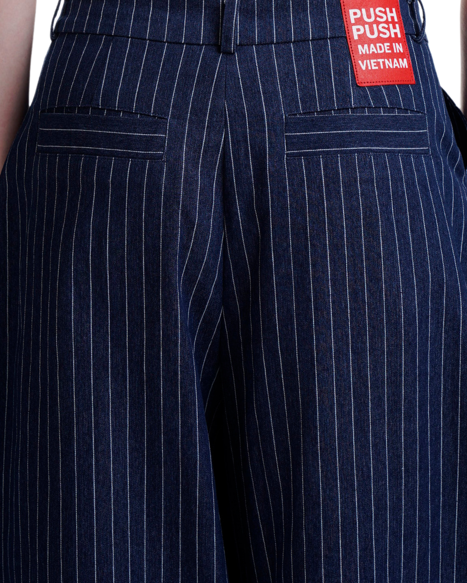 PP STRIPES PANTS - NAVY.