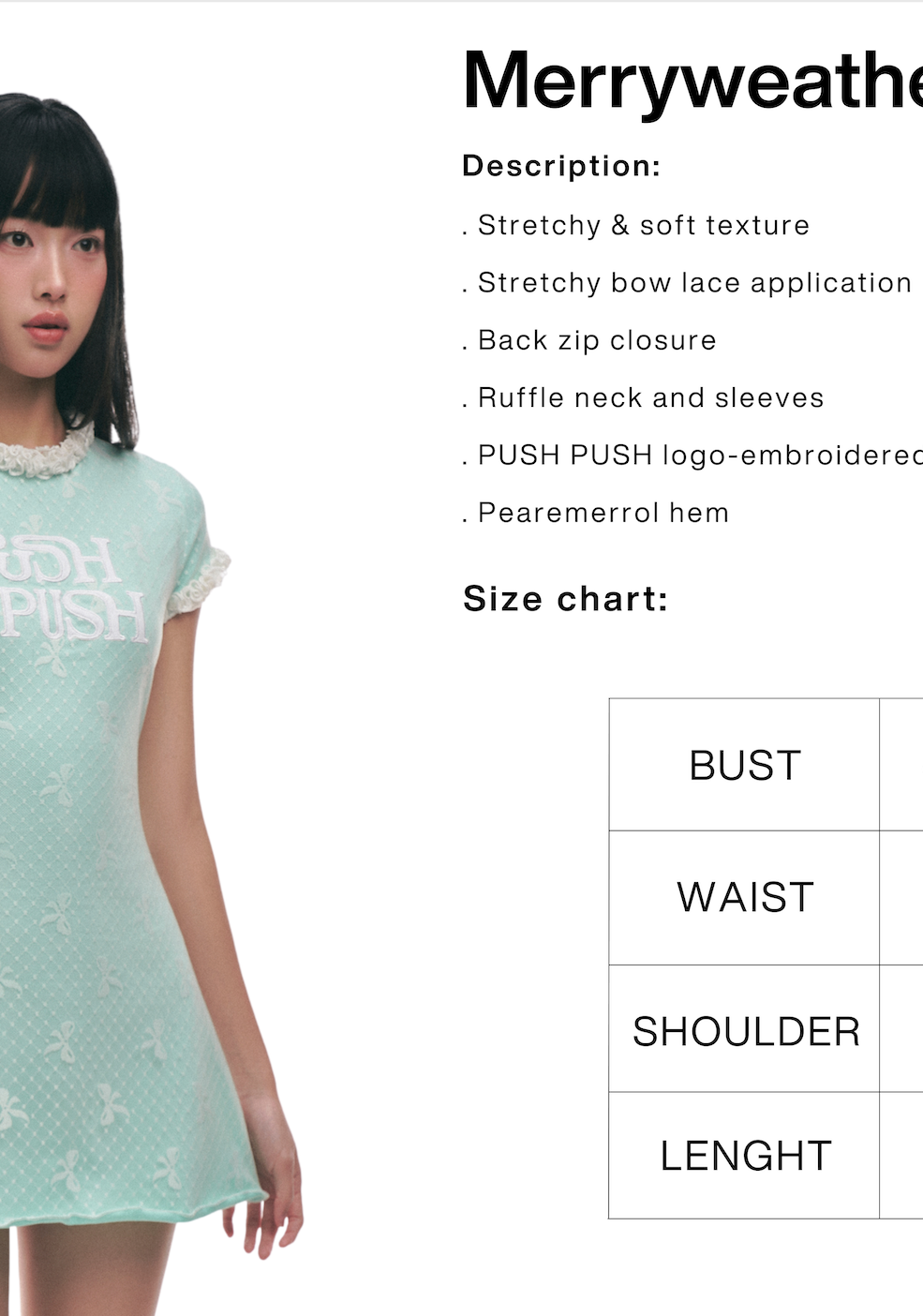 MERRYWEATHER DRESS.