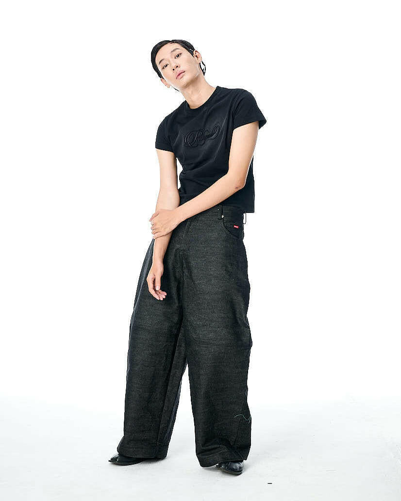 PP RAW SELVEDGE DENIM.