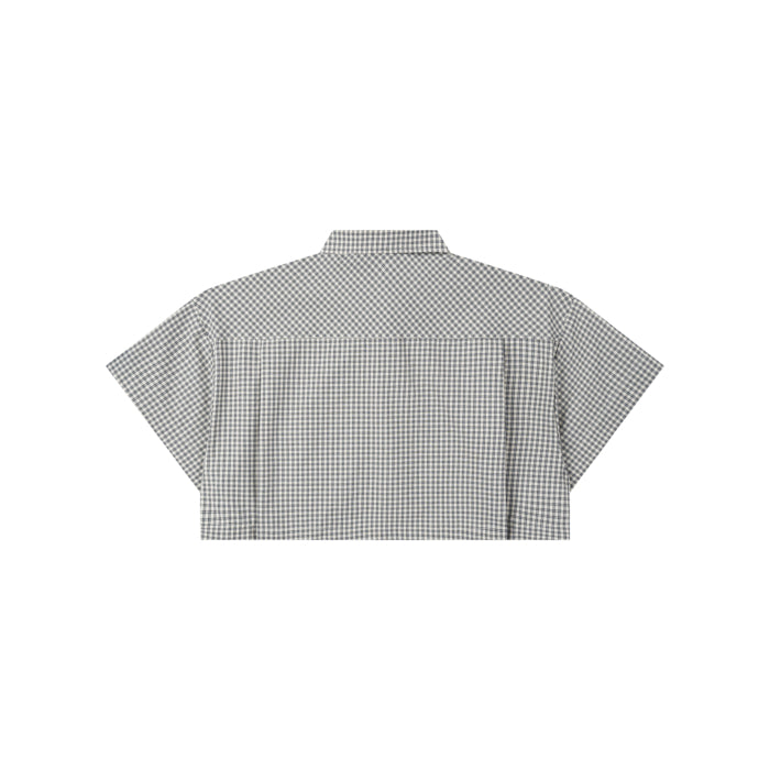 Gingham Crop Shirt - Push Push - Worldwide