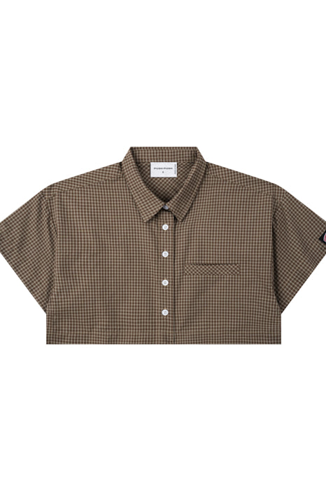 Gingham Crop Shirt - Push Push - Worldwide