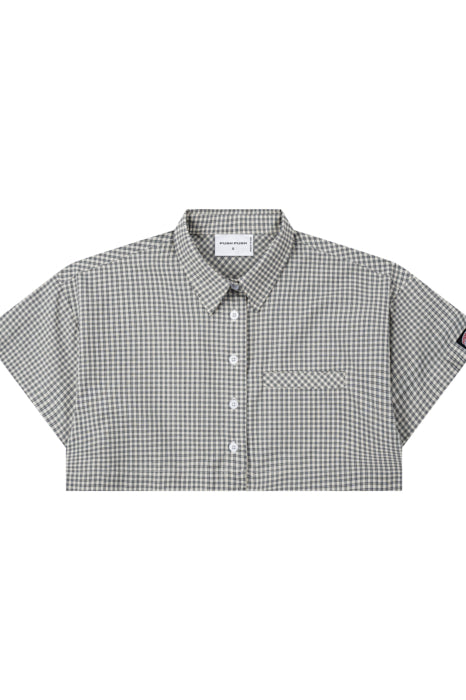 Gingham Crop Shirt - Push Push - Worldwide