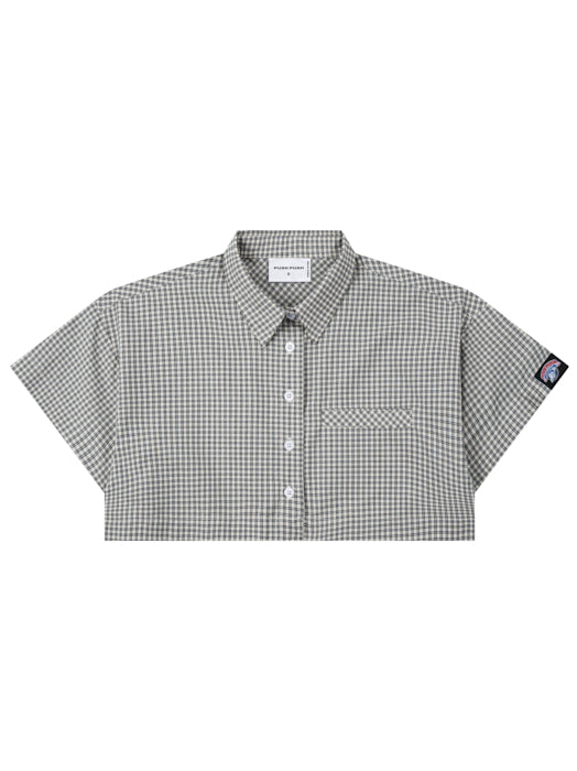 Gingham Crop Shirt - Push Push - Worldwide