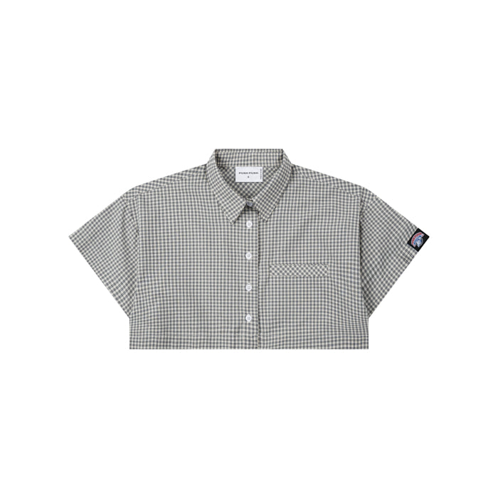 Gingham Crop Shirt - Push Push - Worldwide