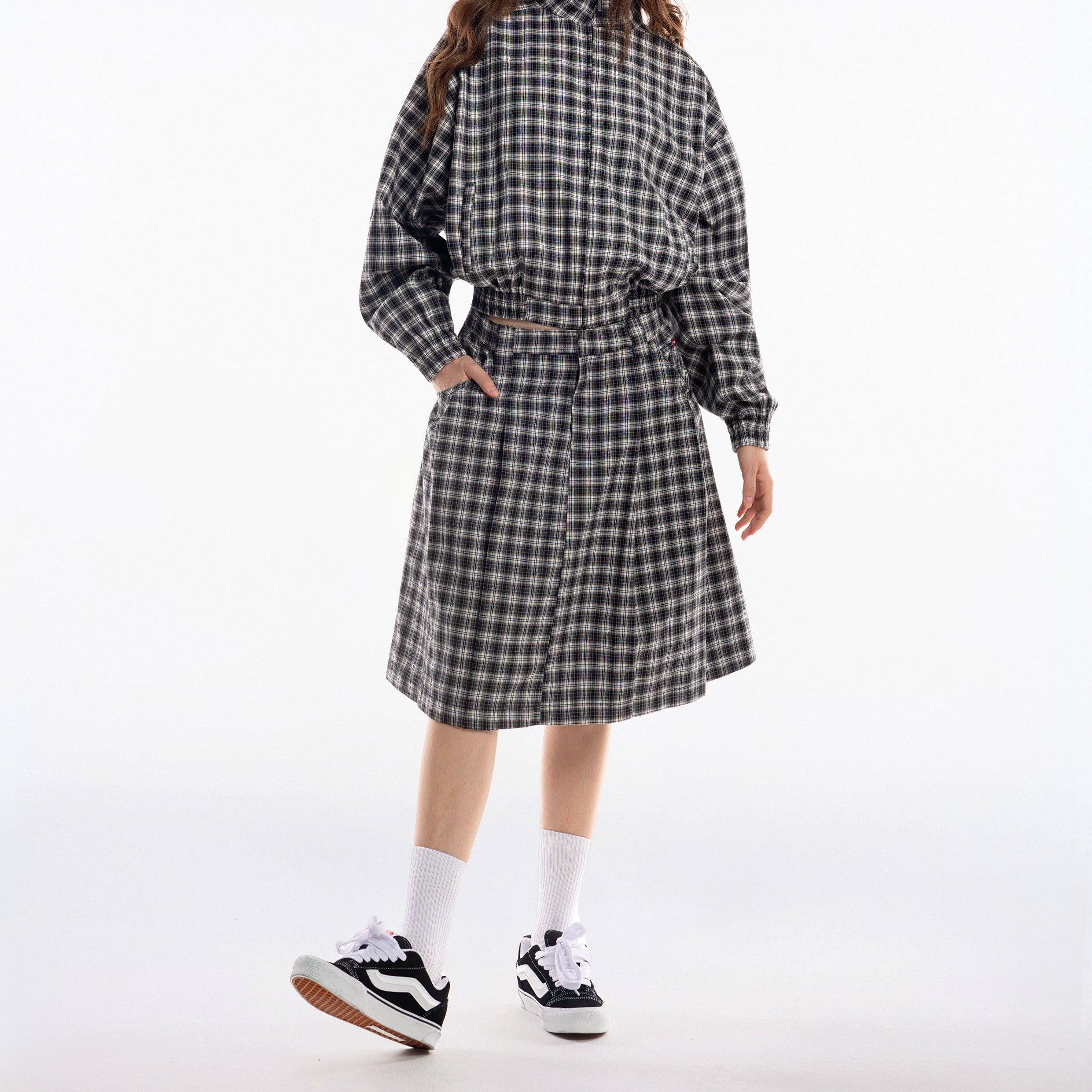 Gingham Midi Skirt - Push Push - Worldwide