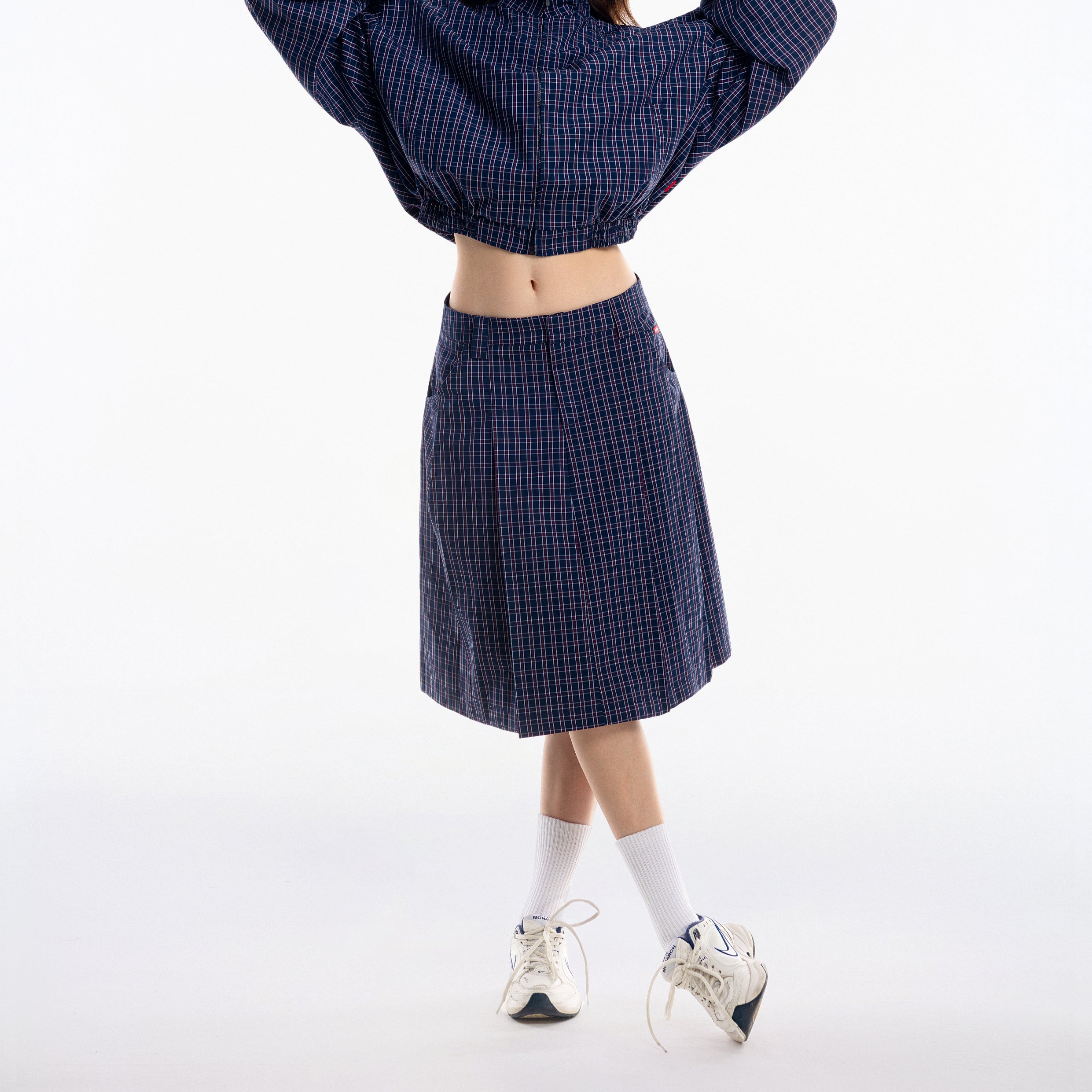 Gingham Midi Skirt - Push Push - Worldwide