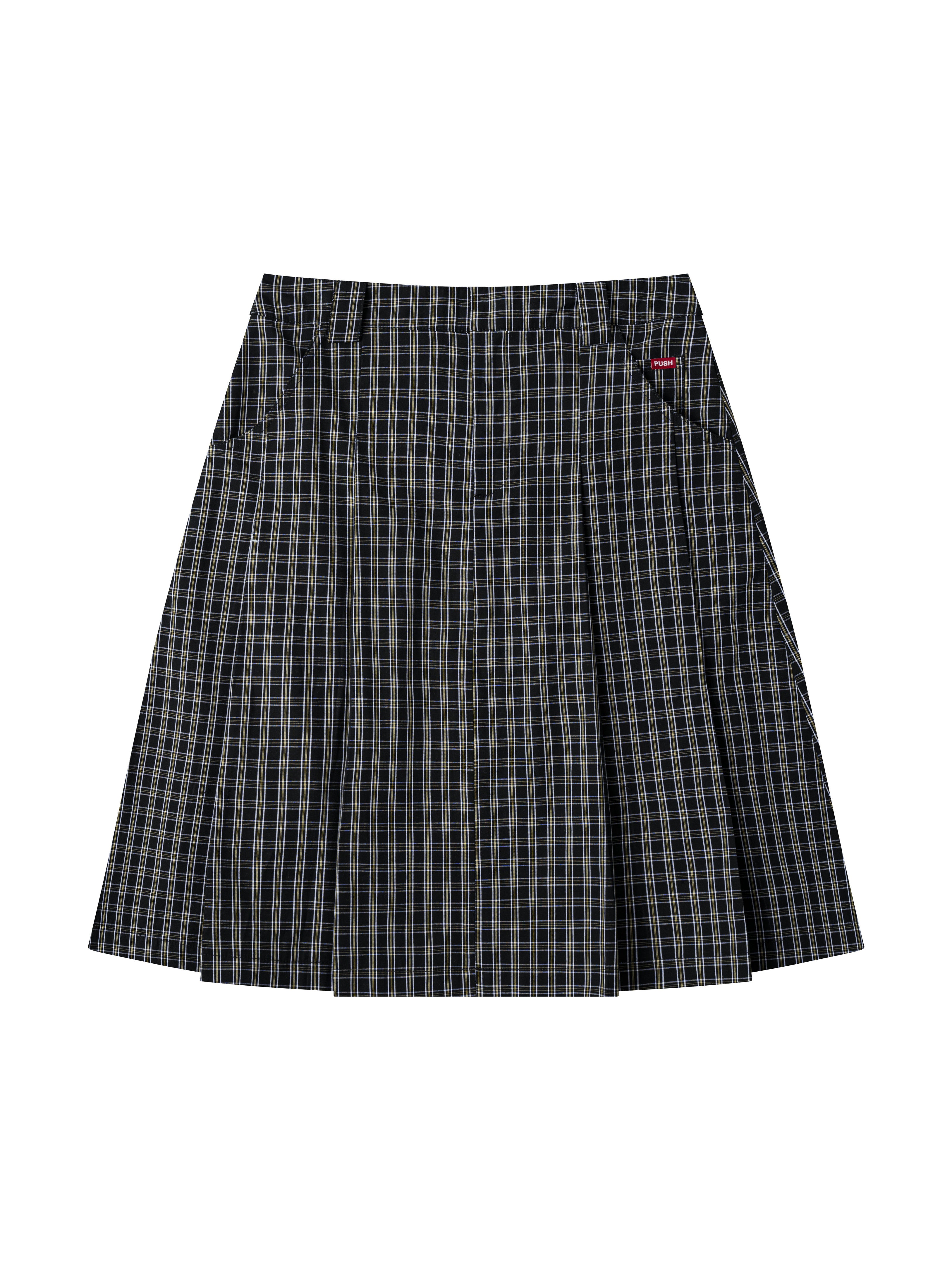 Gingham Midi Skirt - Push Push - Worldwide