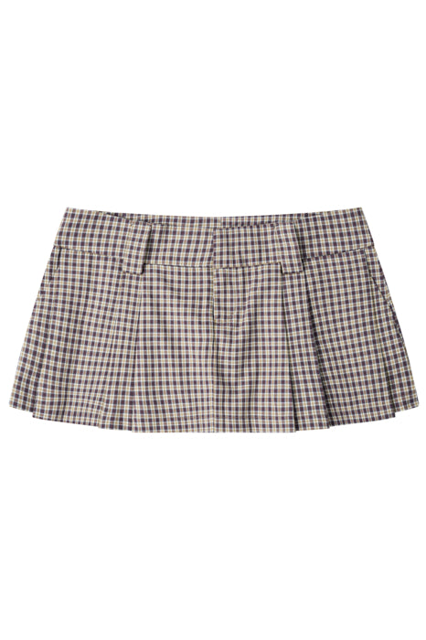 Gingham Mini Skirt - Push Push - Worldwide
