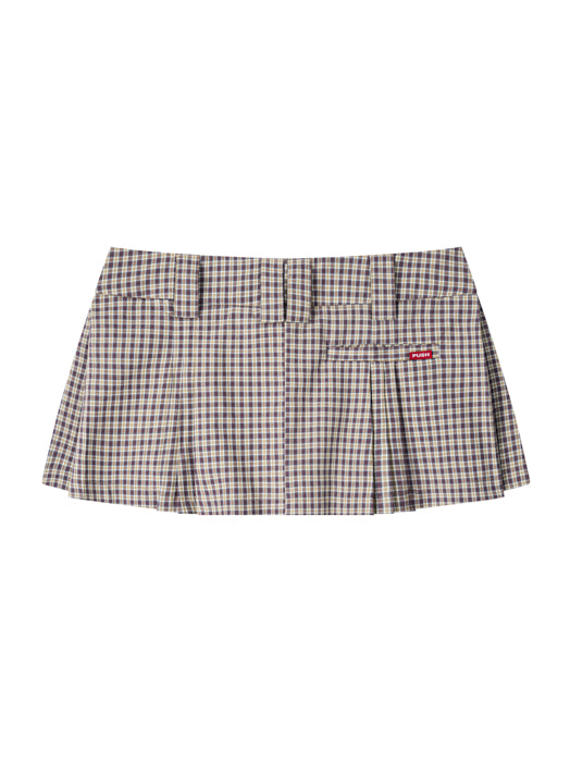 Gingham Mini Skirt - Push Push - Worldwide