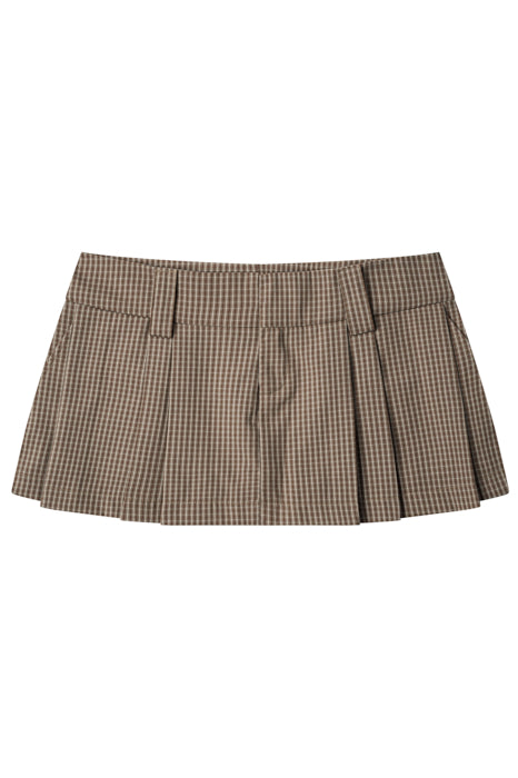 Gingham Mini Skirt - Push Push - Worldwide