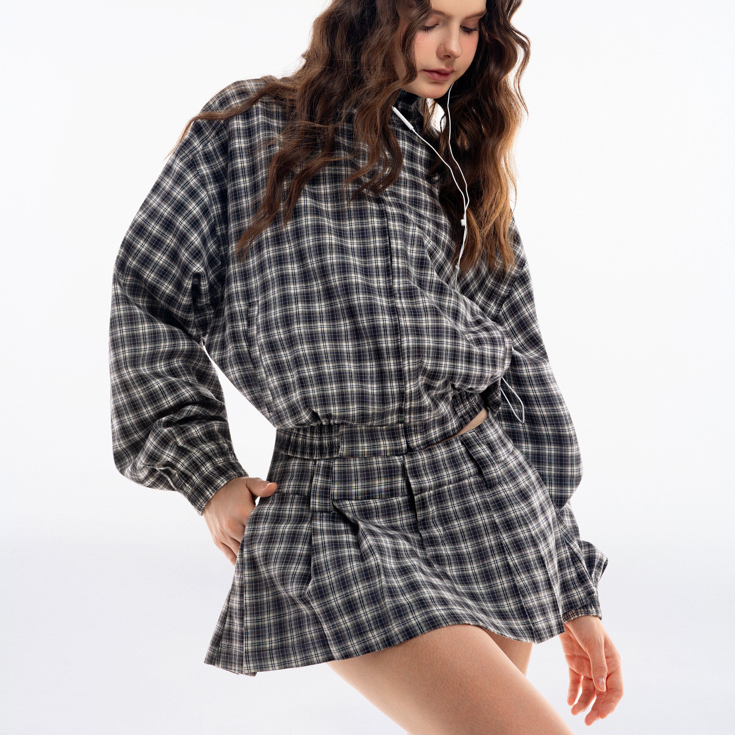 Gingham Mini Skirt - Push Push - Worldwide