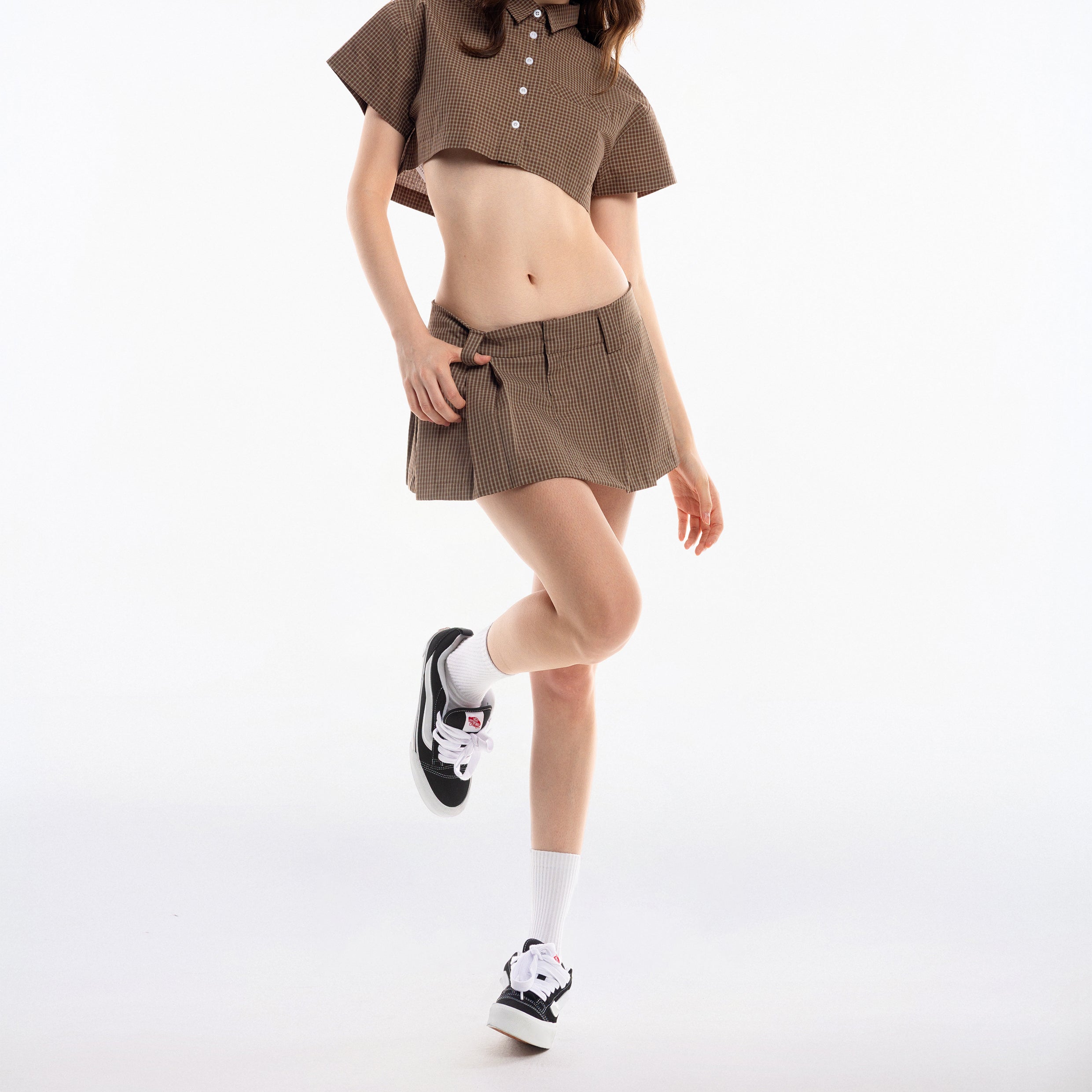 Gingham Mini Skirt - Push Push - Worldwide