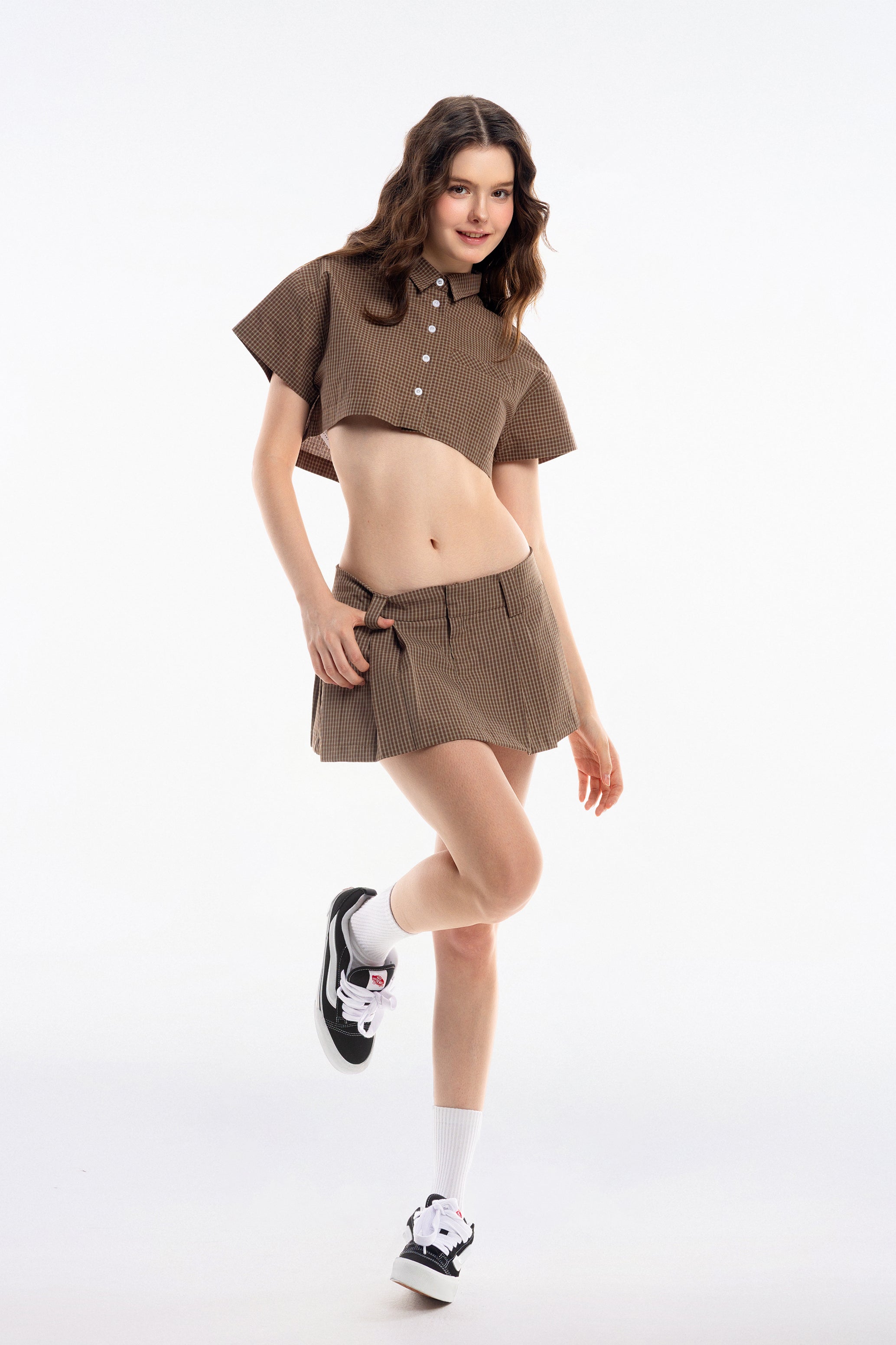 Gingham Mini Skirt - Push Push - Worldwide