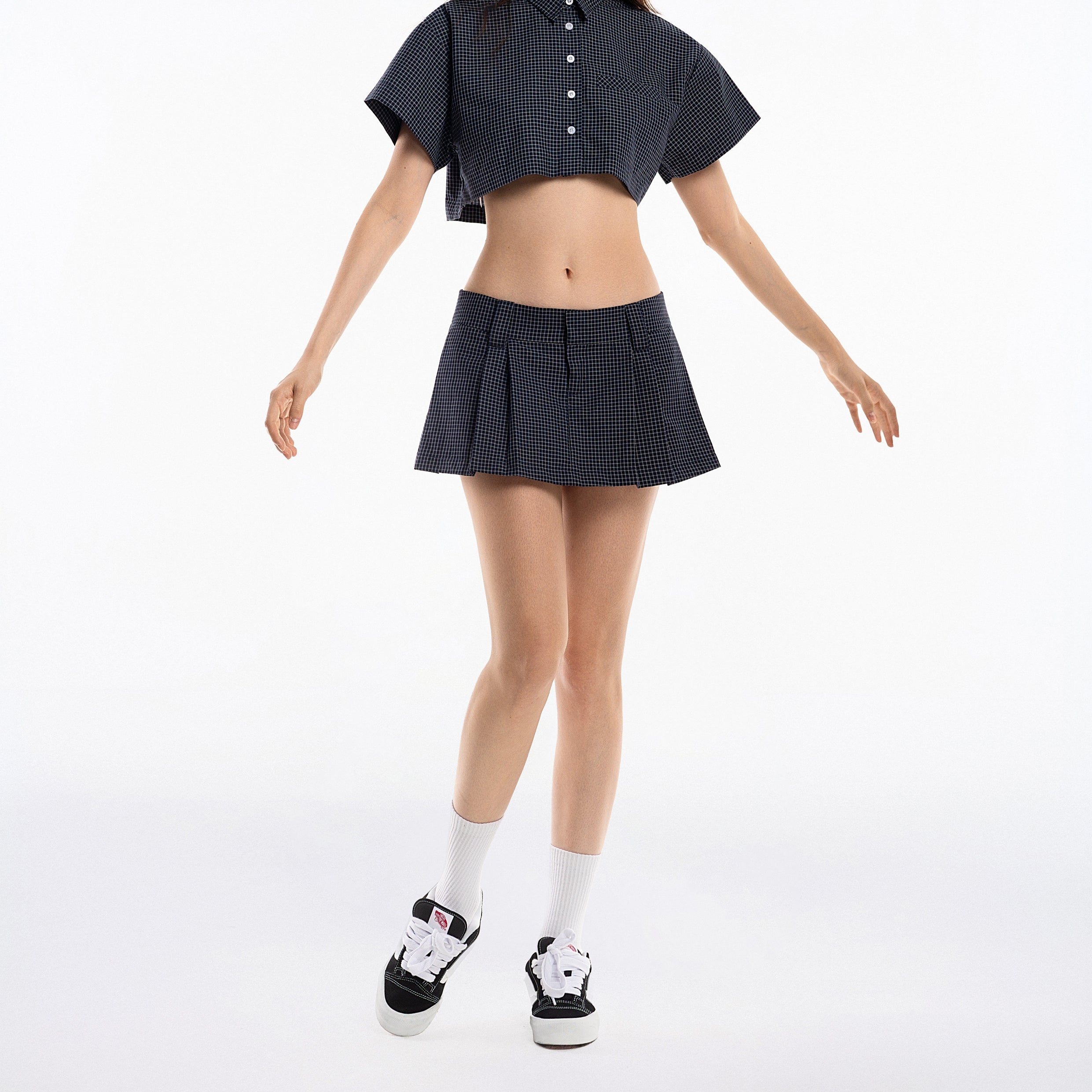 Gingham Mini Skirt - Push Push - Worldwide