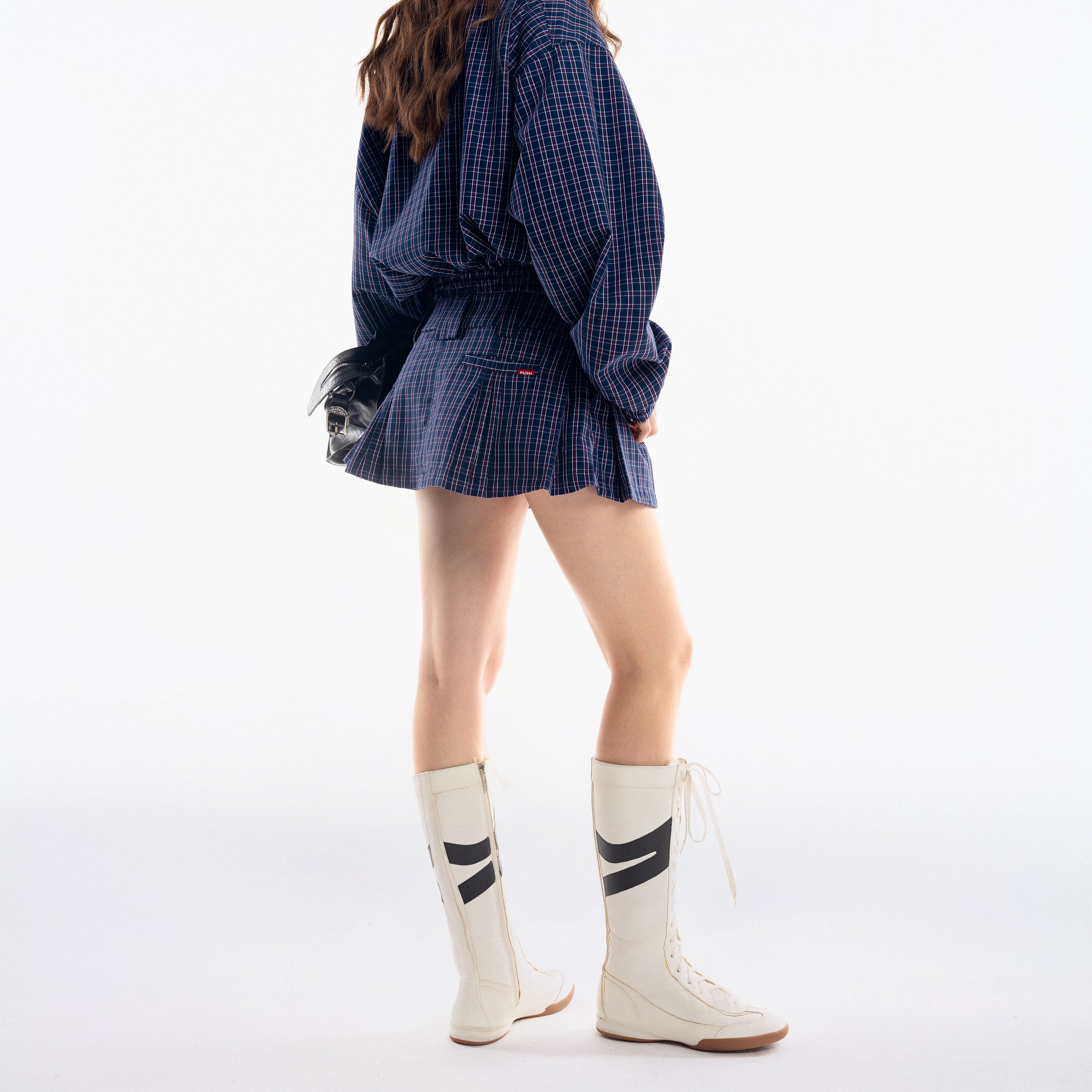 Gingham Mini Skirt - Push Push - Worldwide