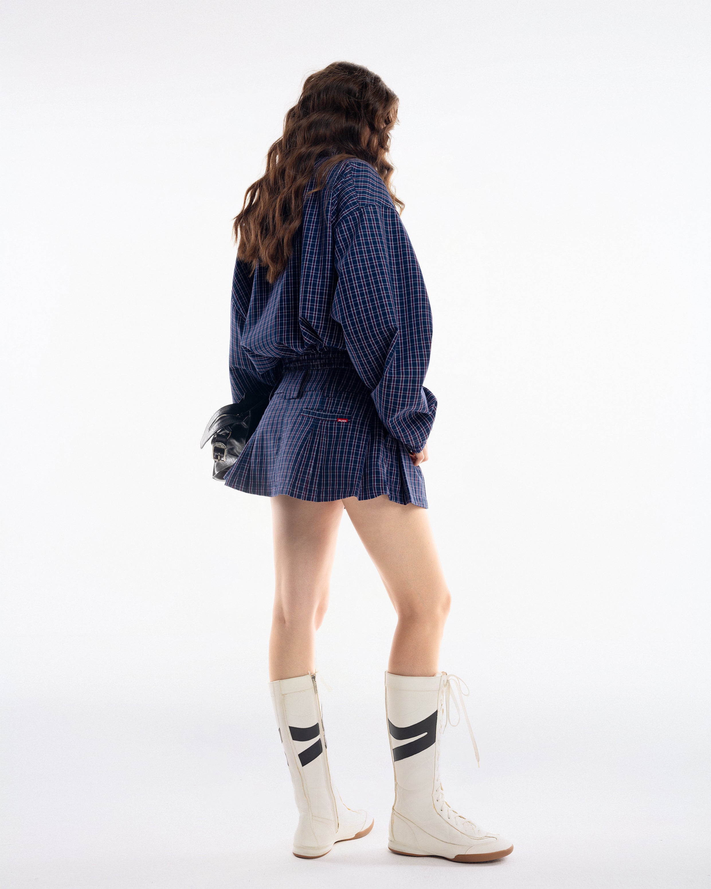 Gingham Mini Skirt - Push Push - Worldwide