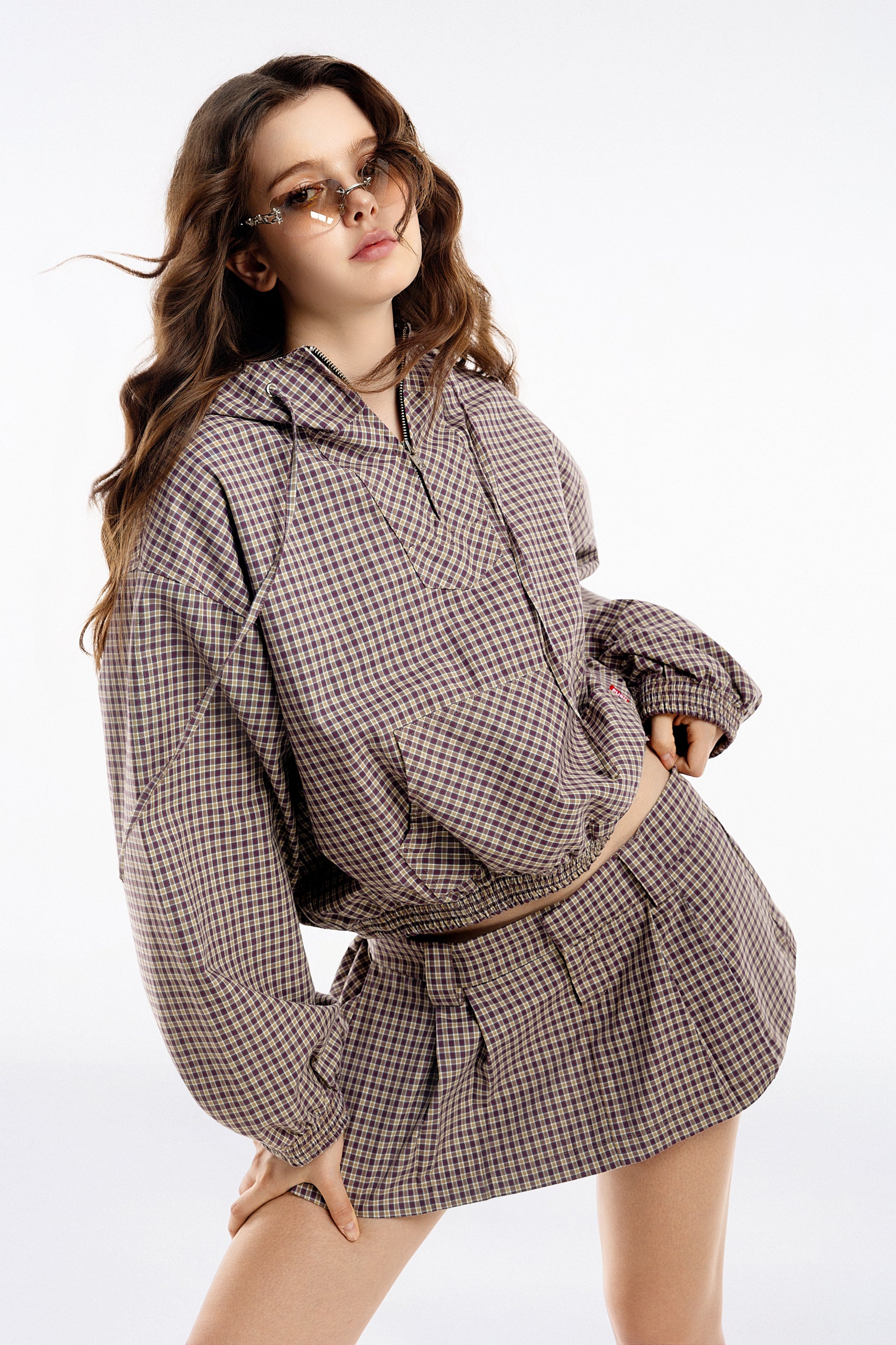 Gingham Mini Skirt - Push Push - Worldwide