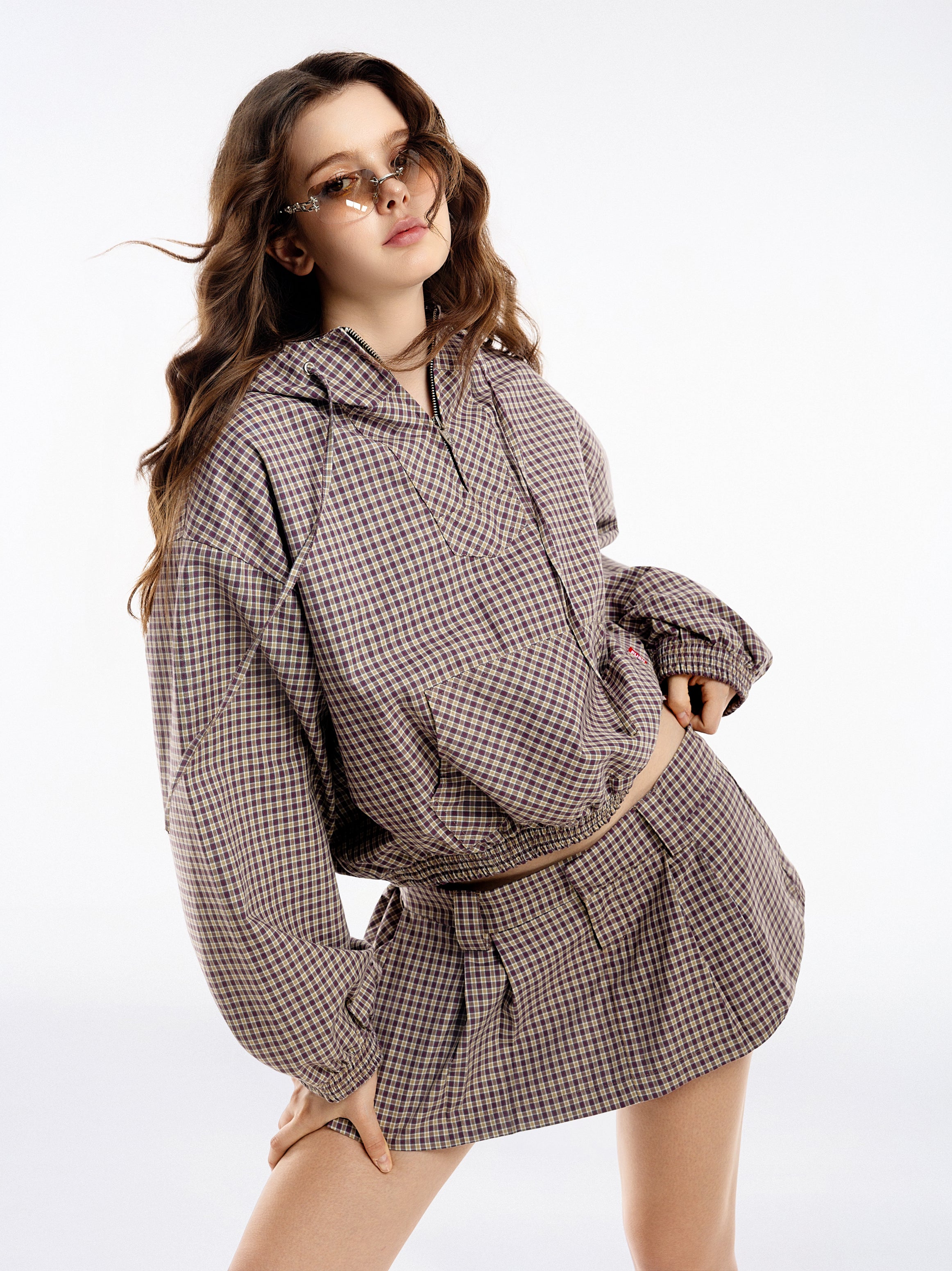 Gingham Mini Skirt - Push Push - Worldwide