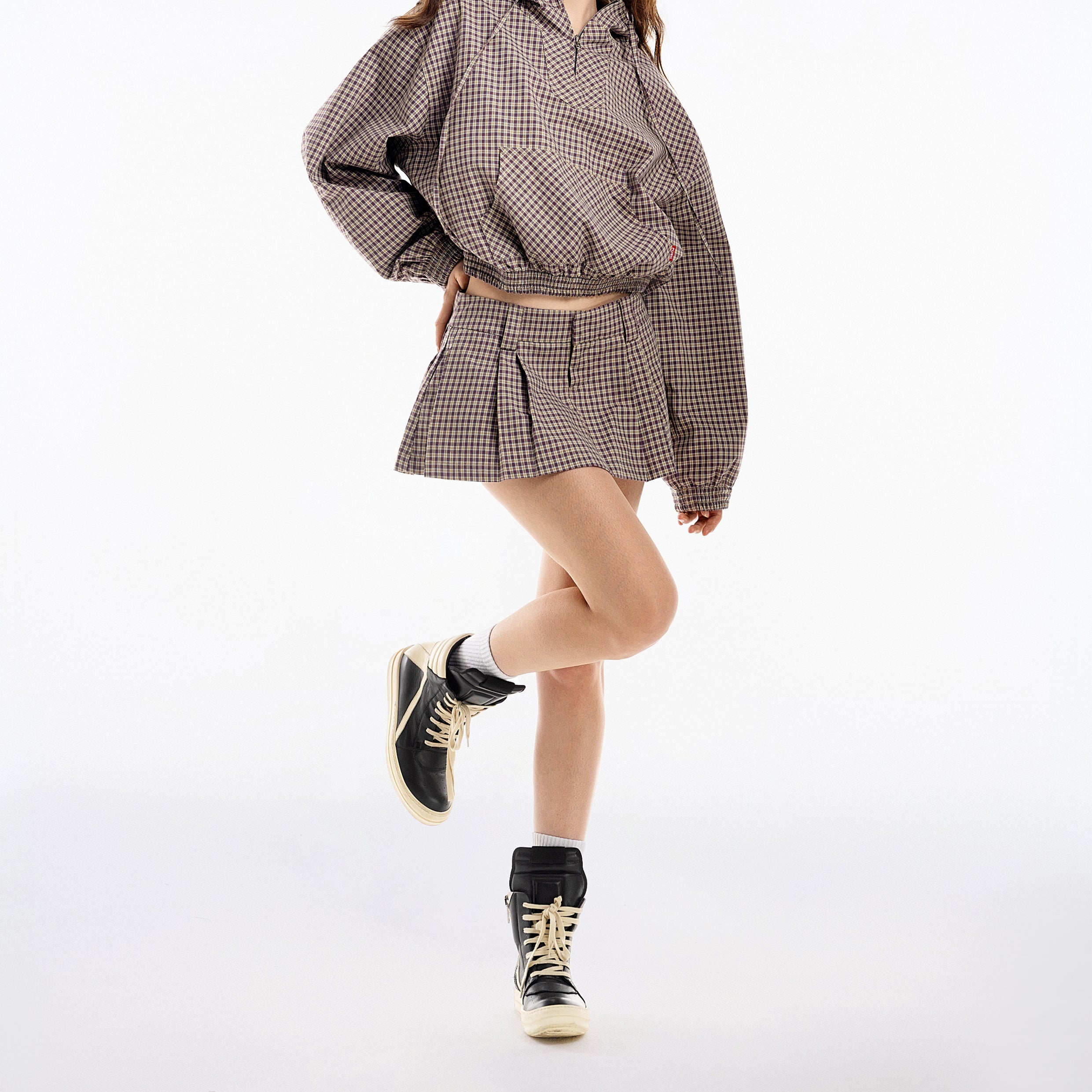 Gingham Mini Skirt - Push Push - Worldwide