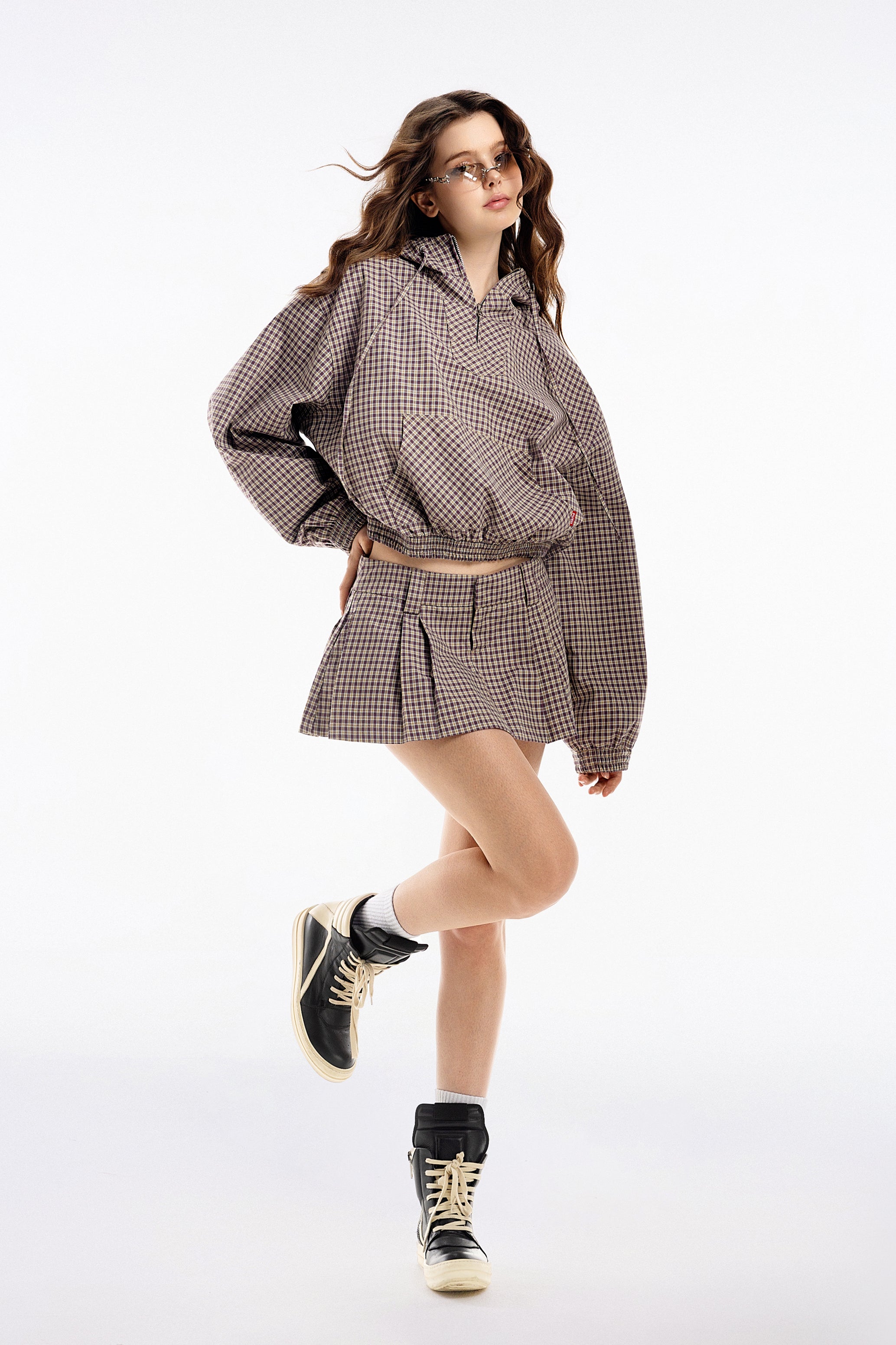 Gingham Mini Skirt - Push Push - Worldwide