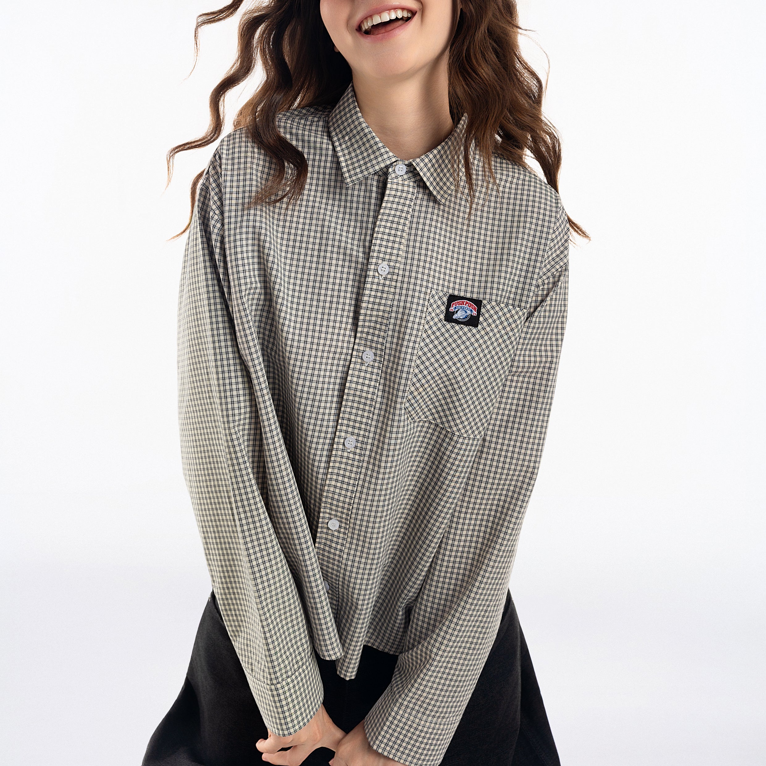 Gingham Oversize Shirt - Push Push - Worldwide