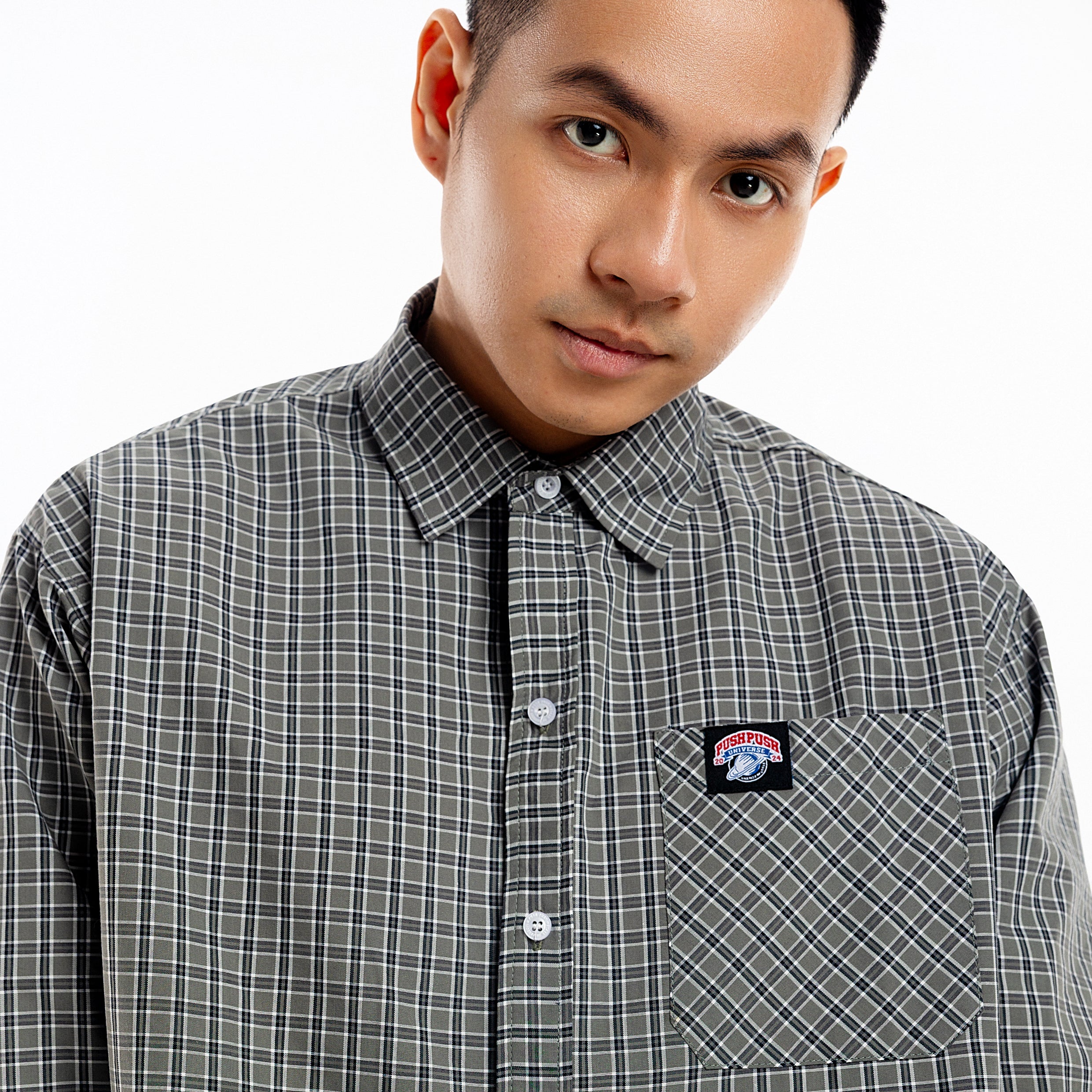 Gingham Oversize Shirt - Push Push - Worldwide