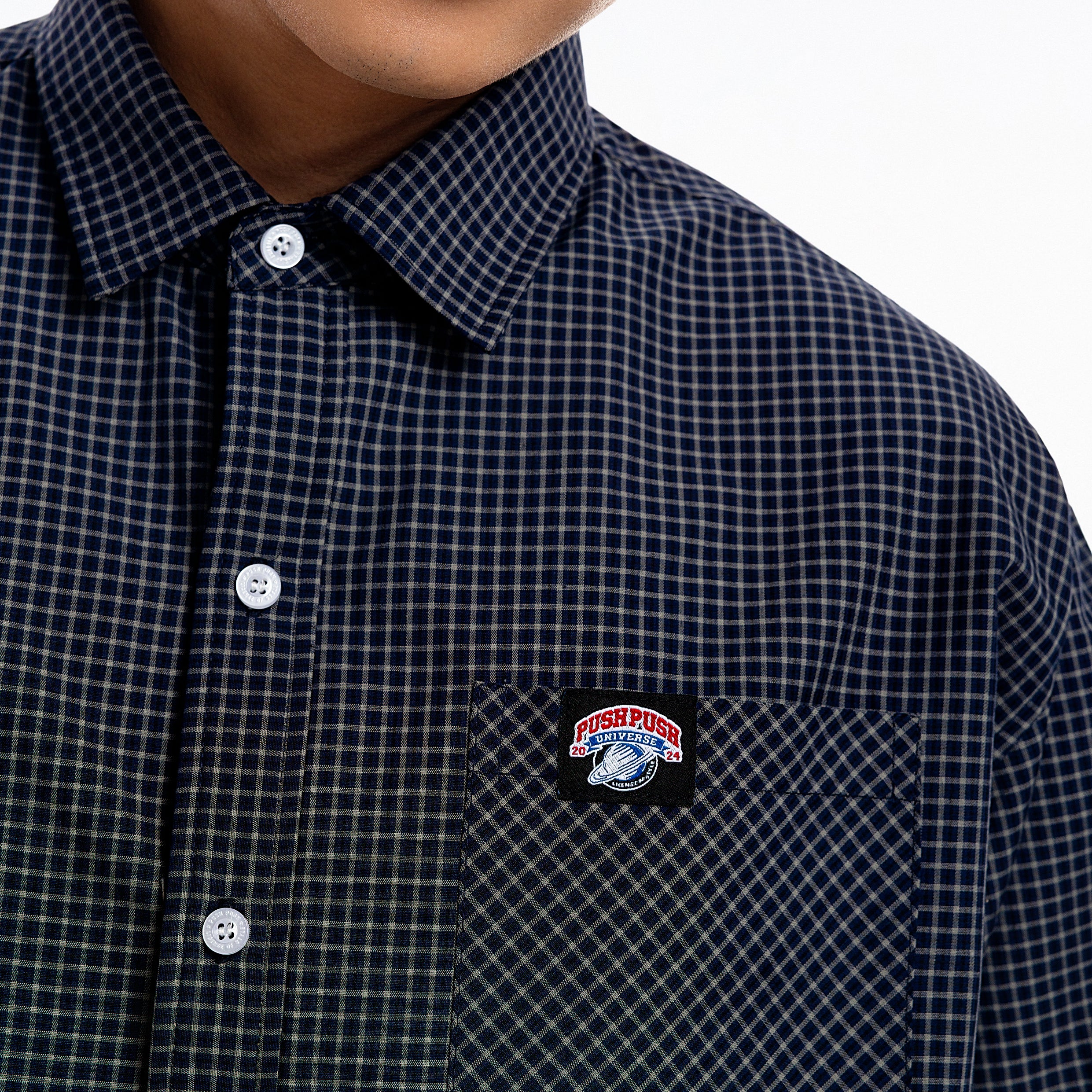 Gingham Oversize Shirt - Push Push - Worldwide