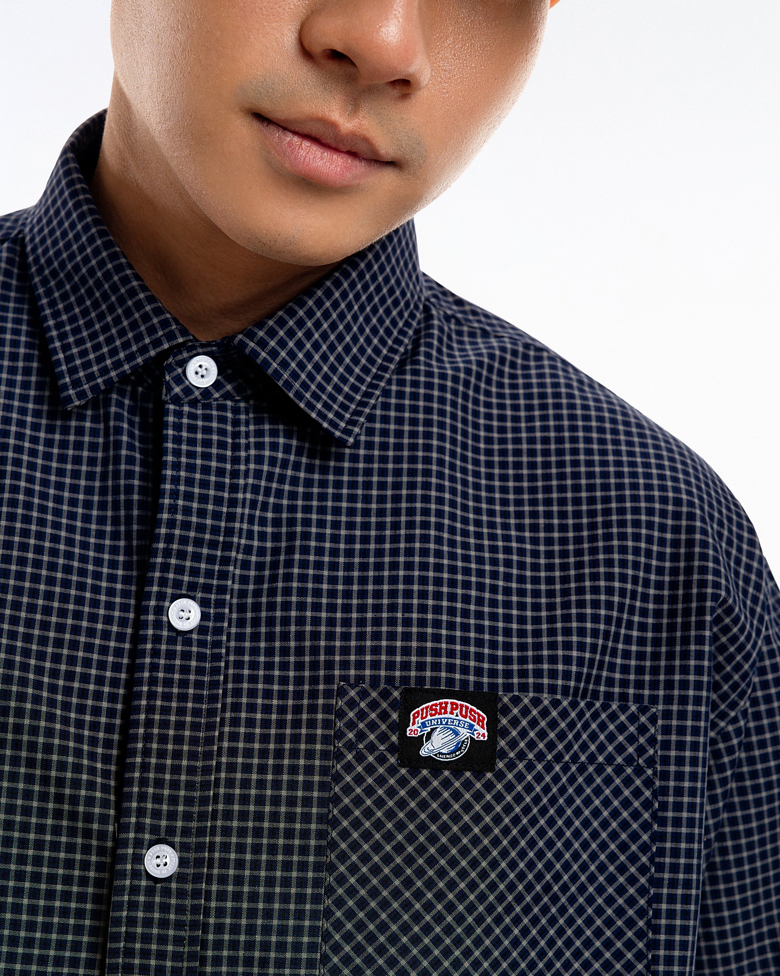 Gingham Oversize Shirt - Push Push - Worldwide