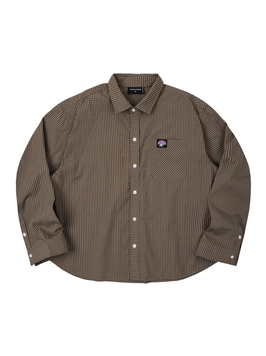 Gingham Oversize Shirt - Push Push - Worldwide
