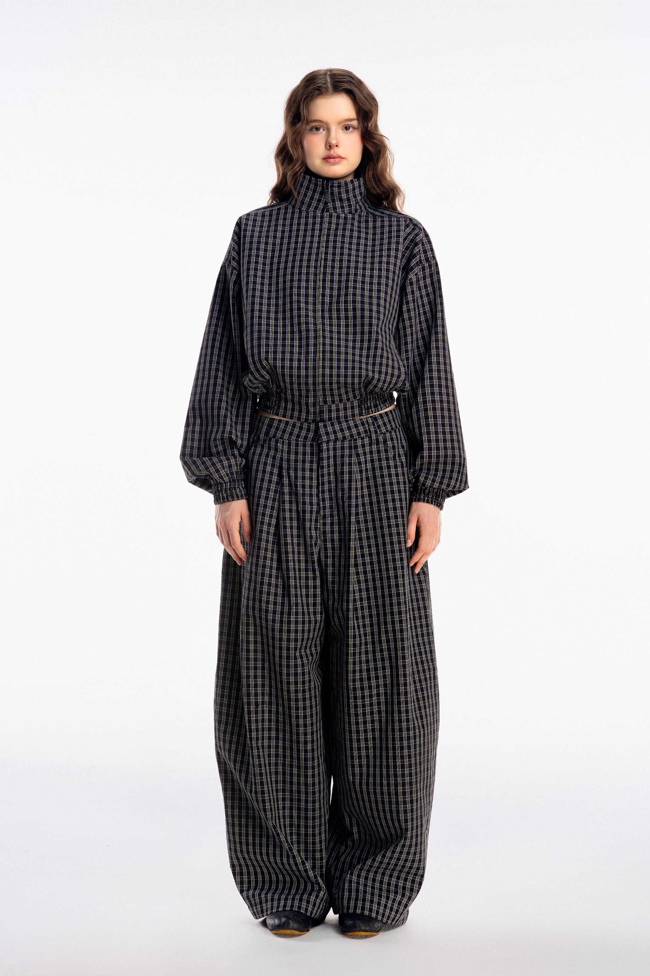 Gingham Wide Pants - Push Push - Worldwide