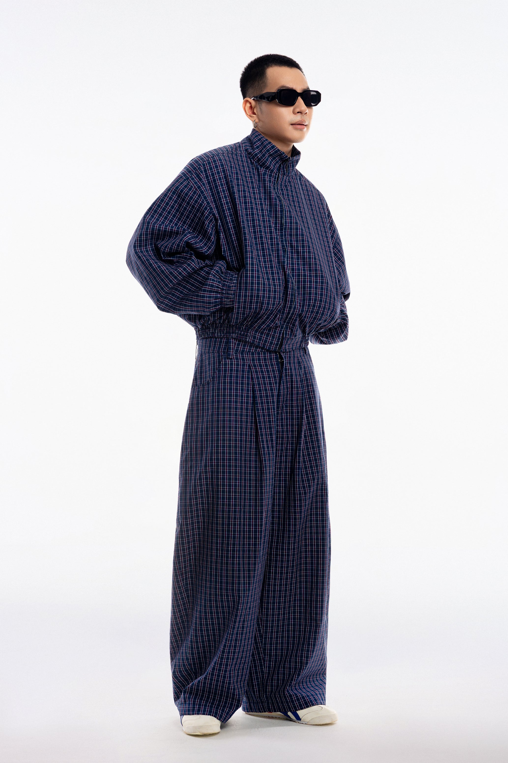 Gingham Wide Pants - Push Push - Worldwide