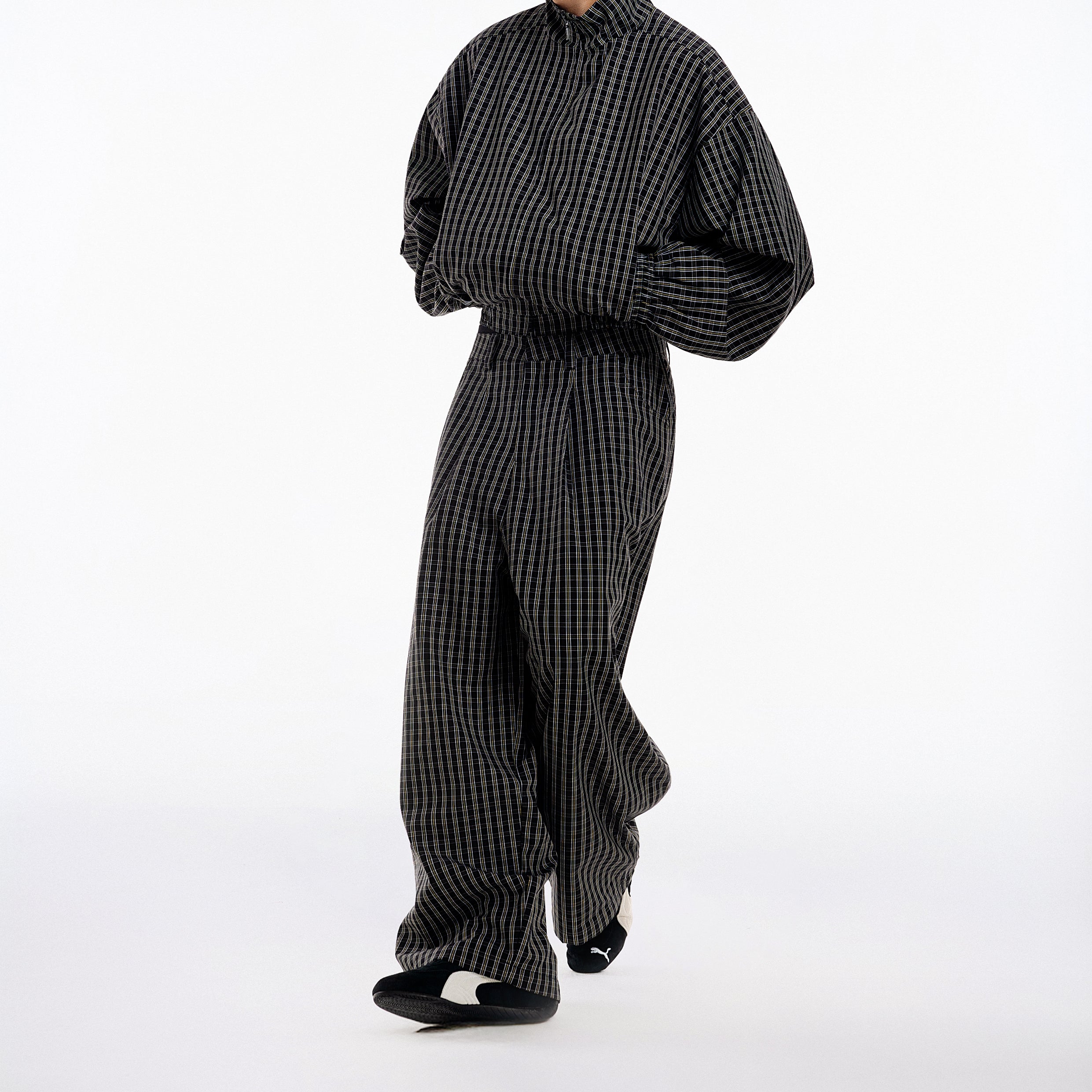 Gingham Wide Pants - Push Push - Worldwide