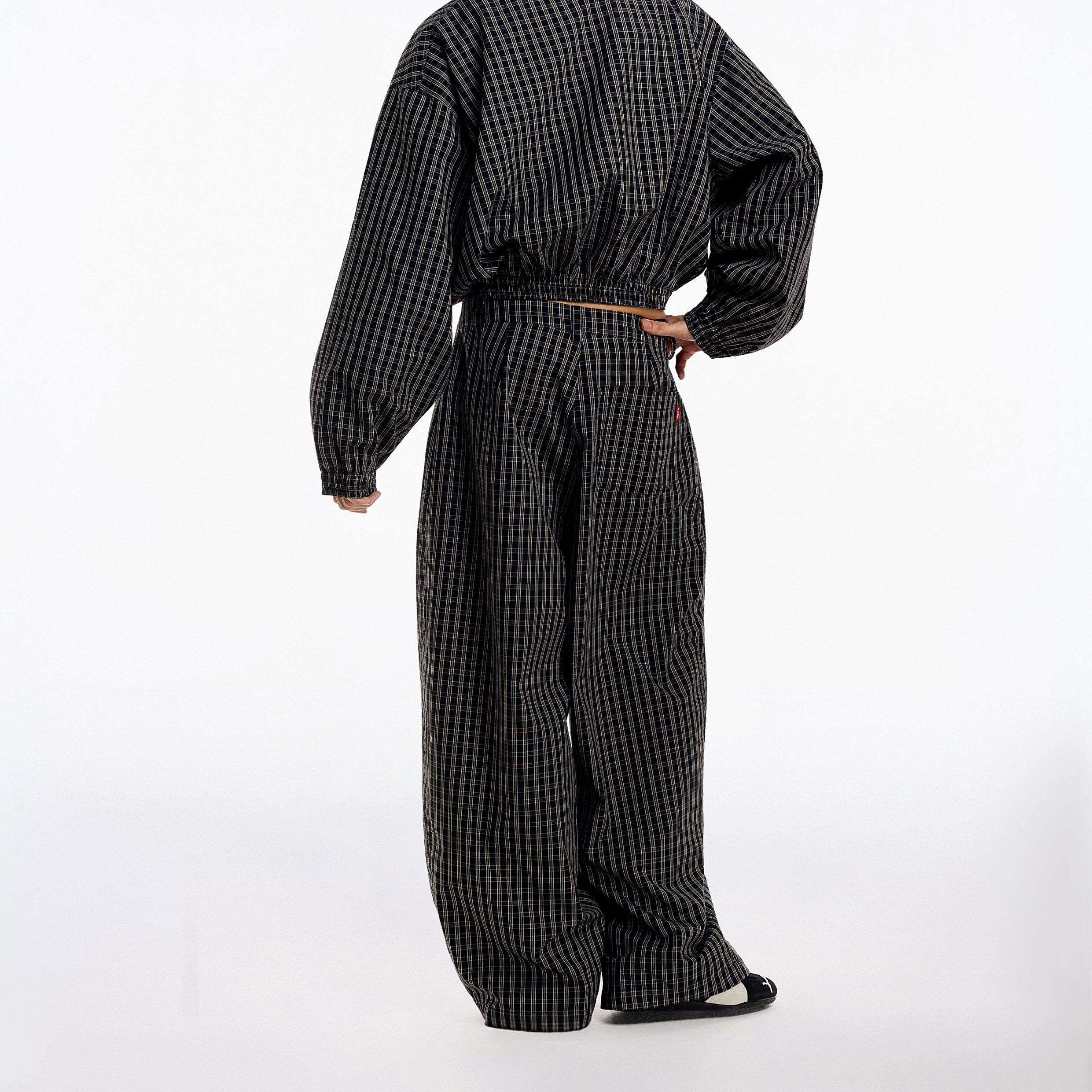 Gingham Wide Pants - Push Push - Worldwide