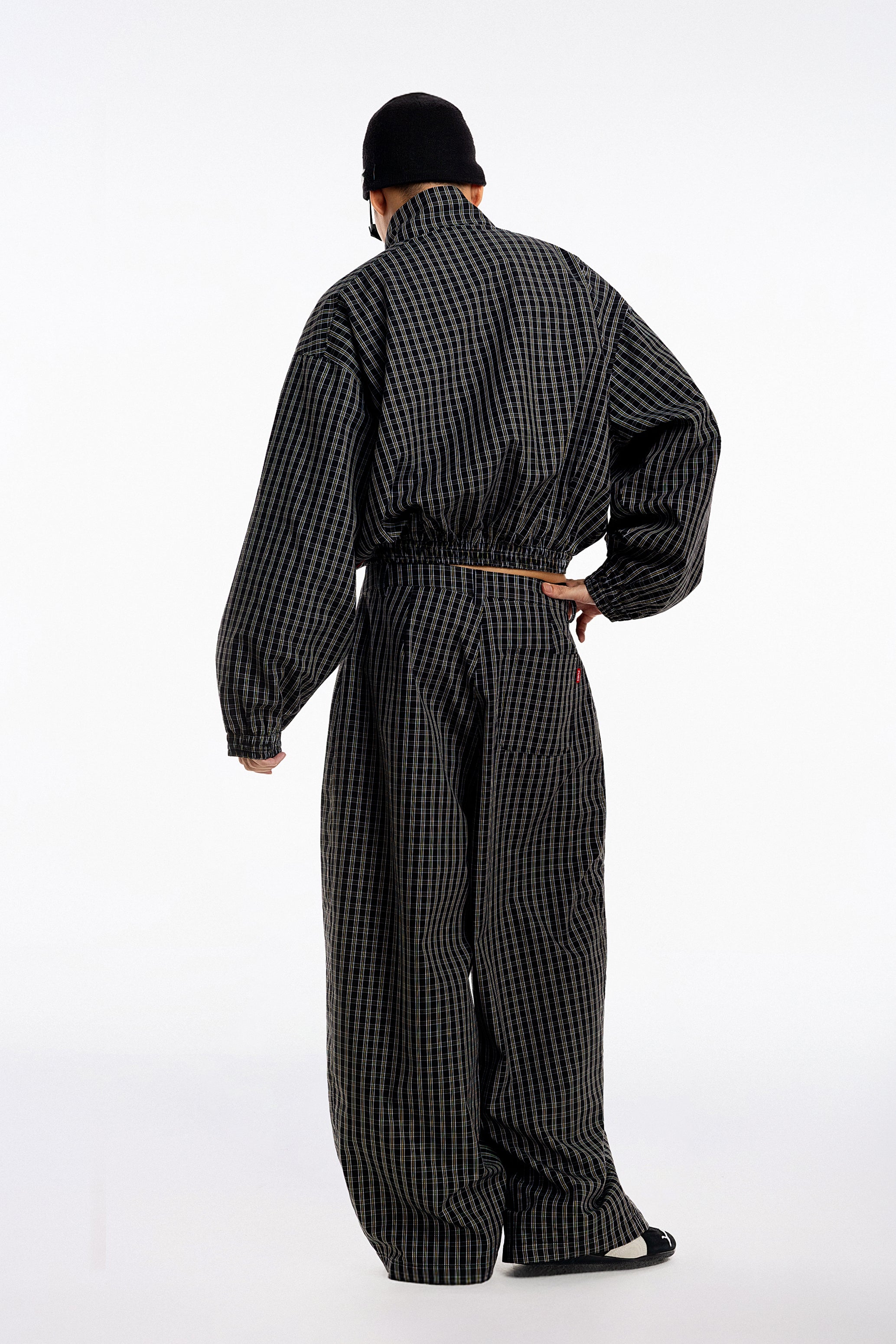 Gingham Wide Pants - Push Push - Worldwide