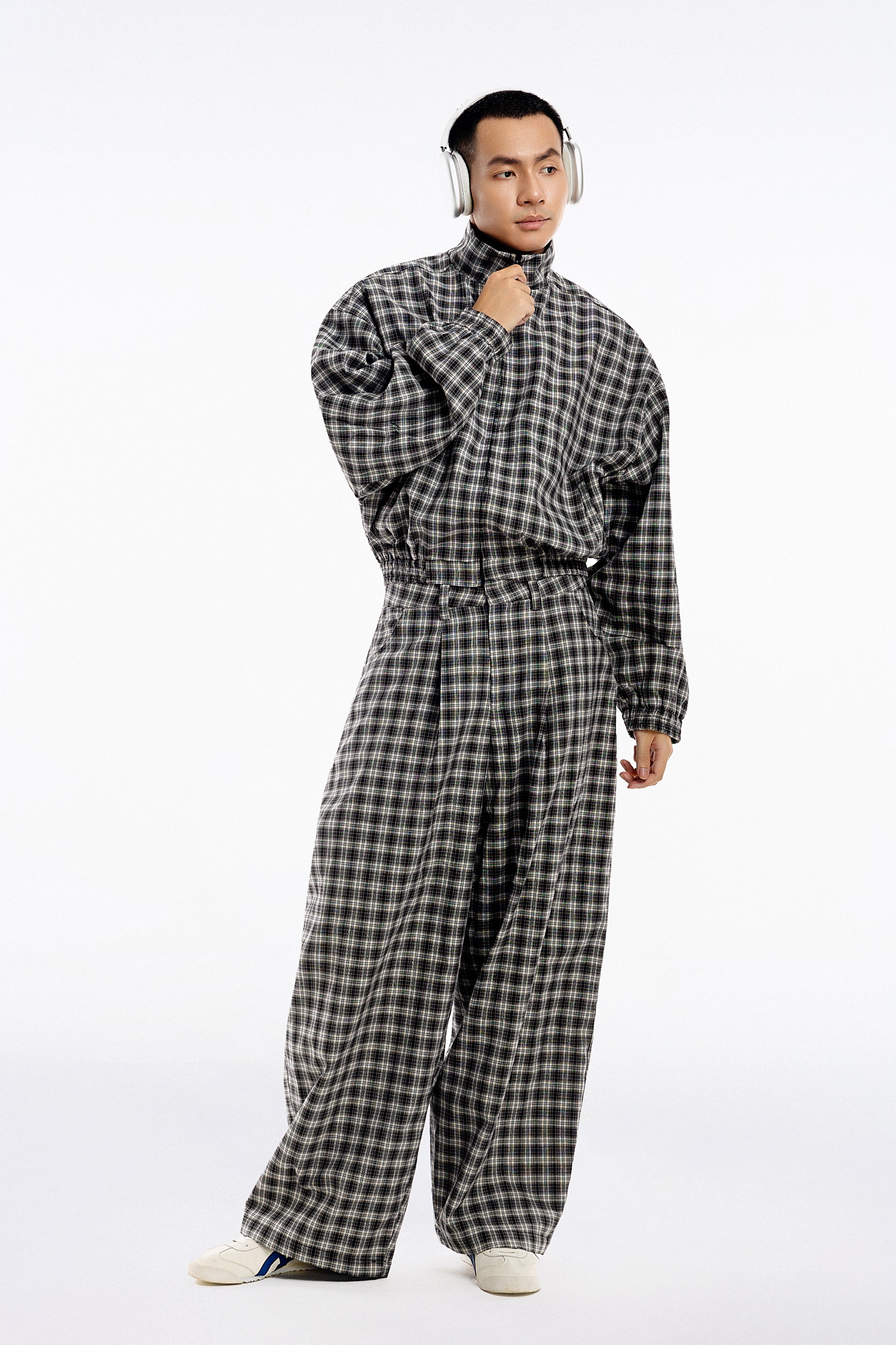 Gingham Wide Pants - Push Push - Worldwide