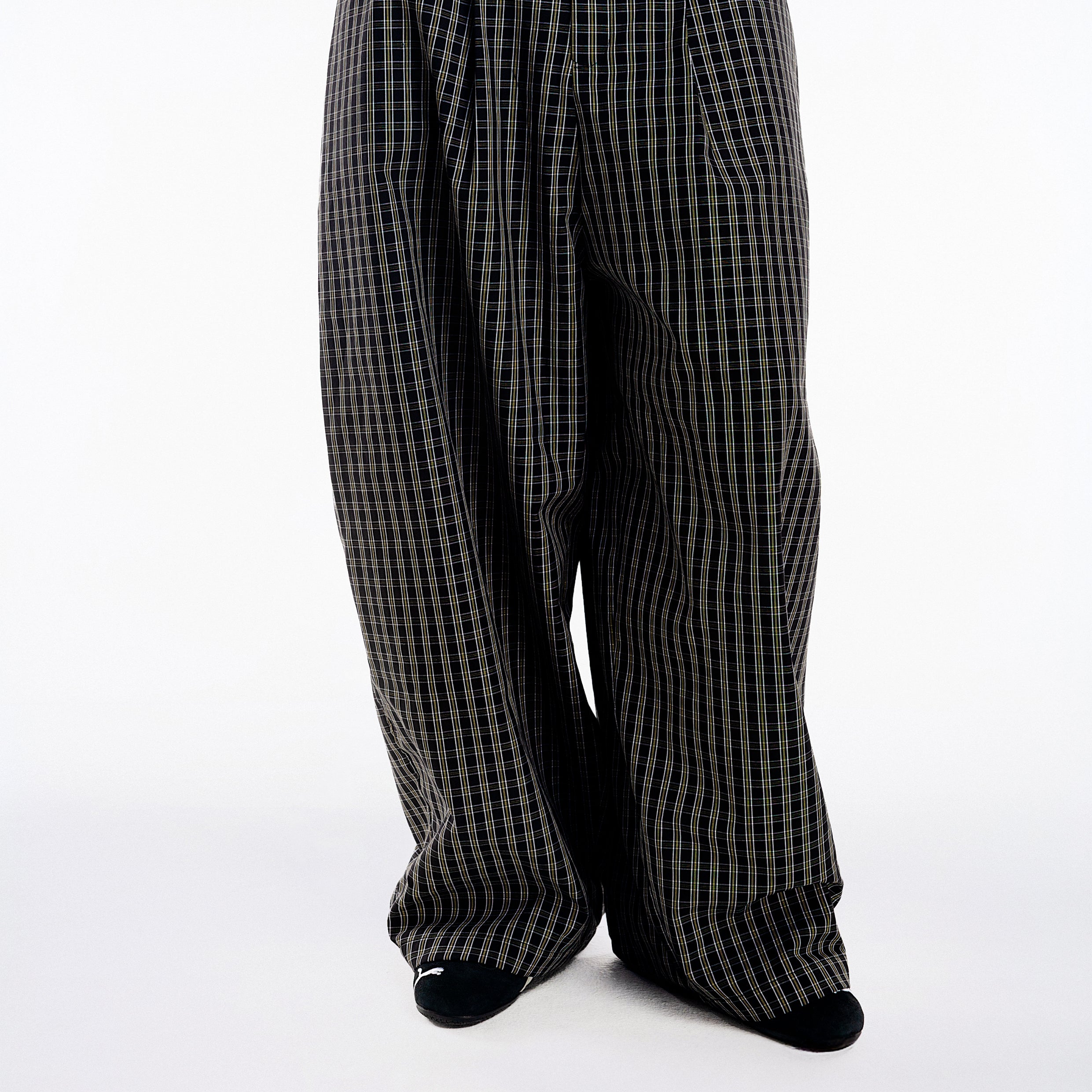 Gingham Wide Pants - Push Push - Worldwide