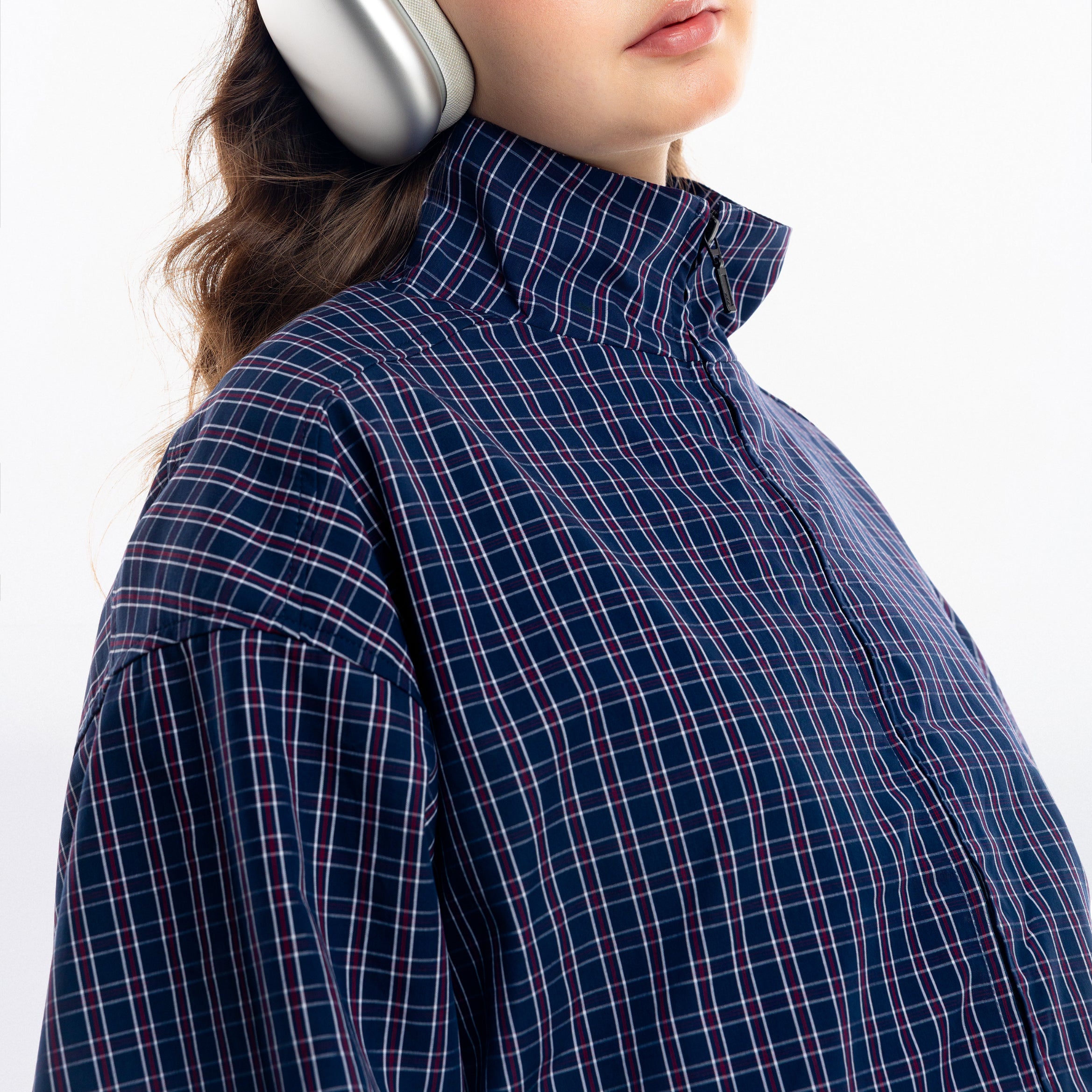 Gingham Zip Jacket - Push Push - Worldwide