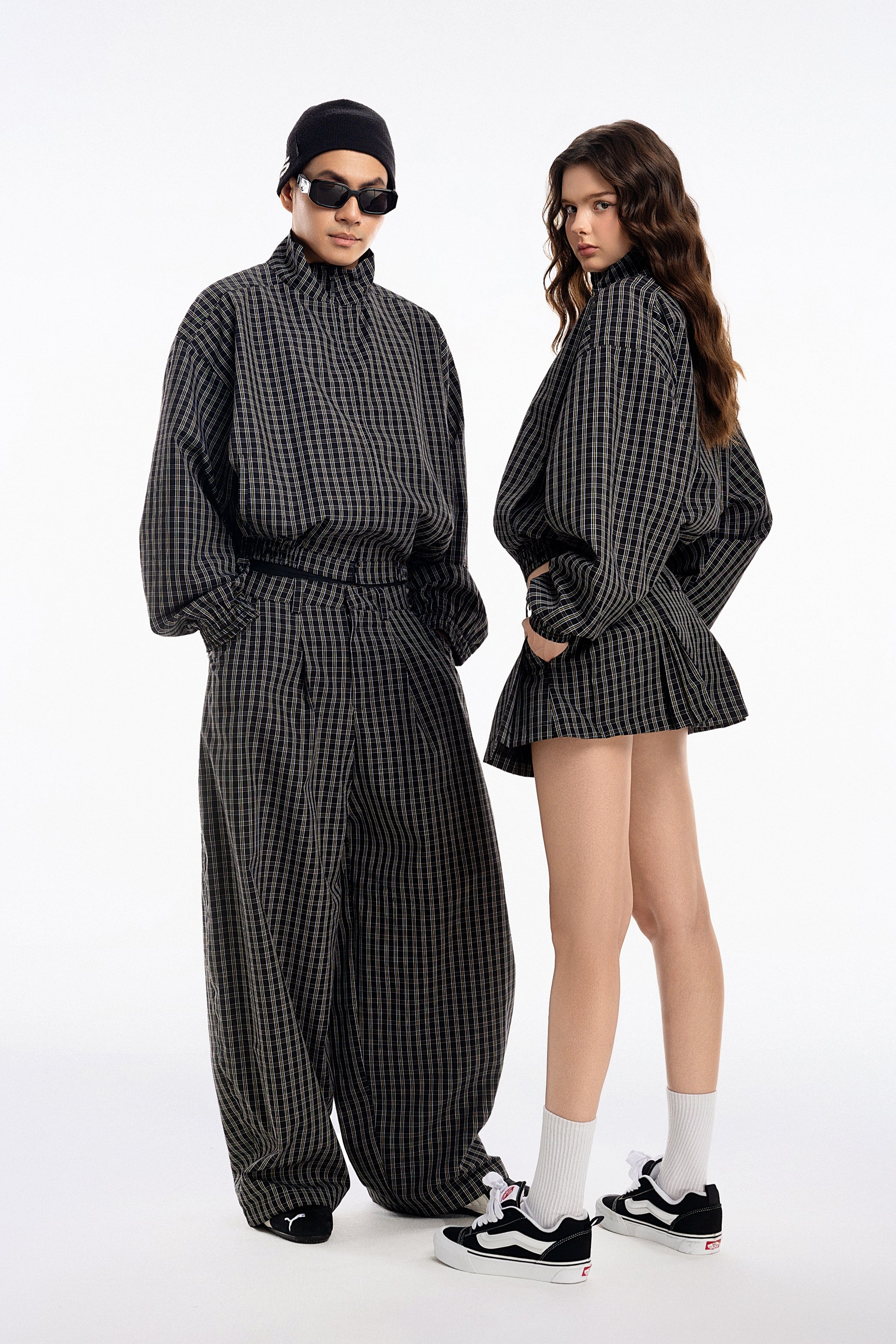 Gingham Zip Jacket - Push Push - Worldwide