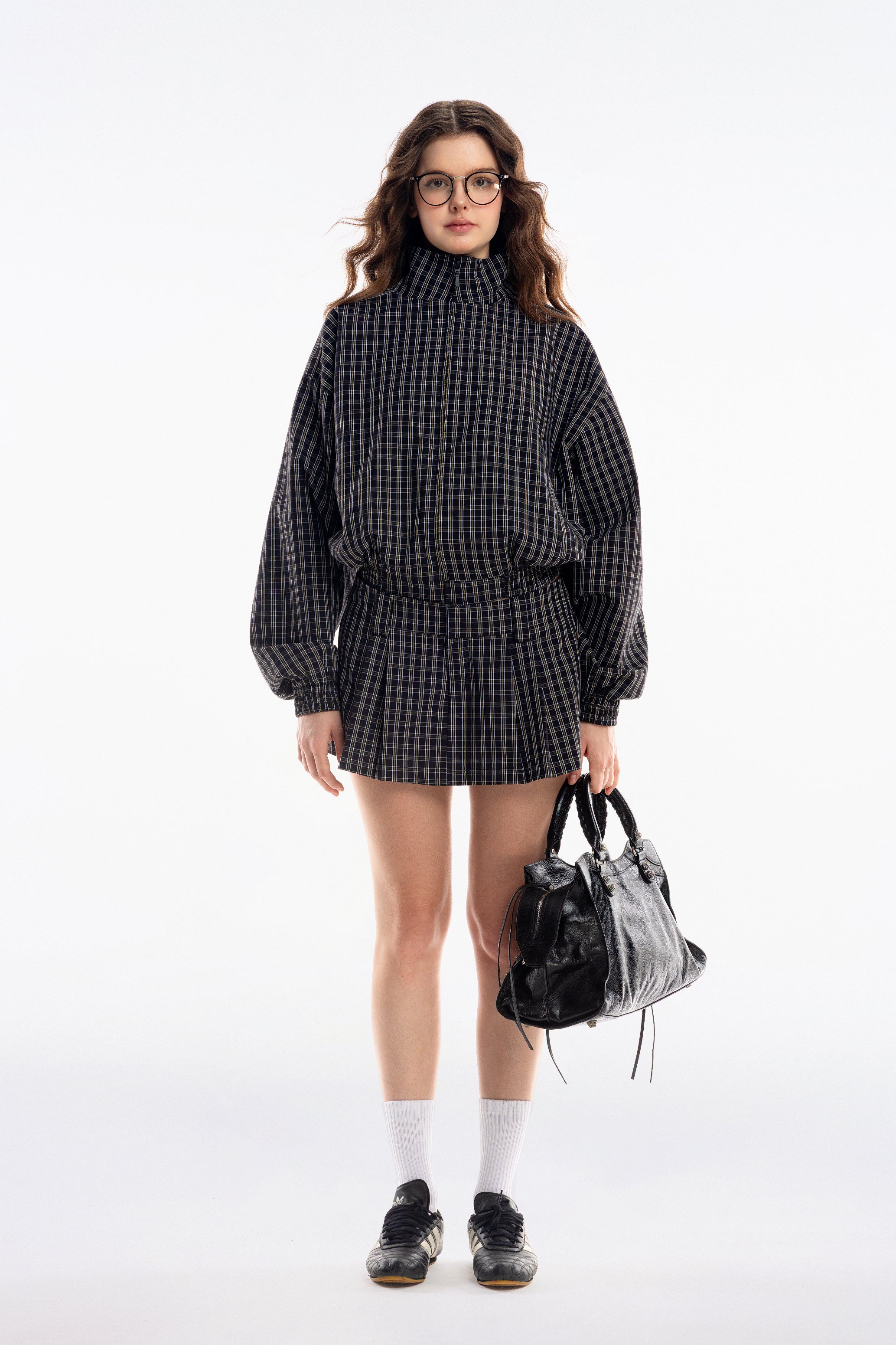 Gingham Zip Jacket - Push Push - Worldwide