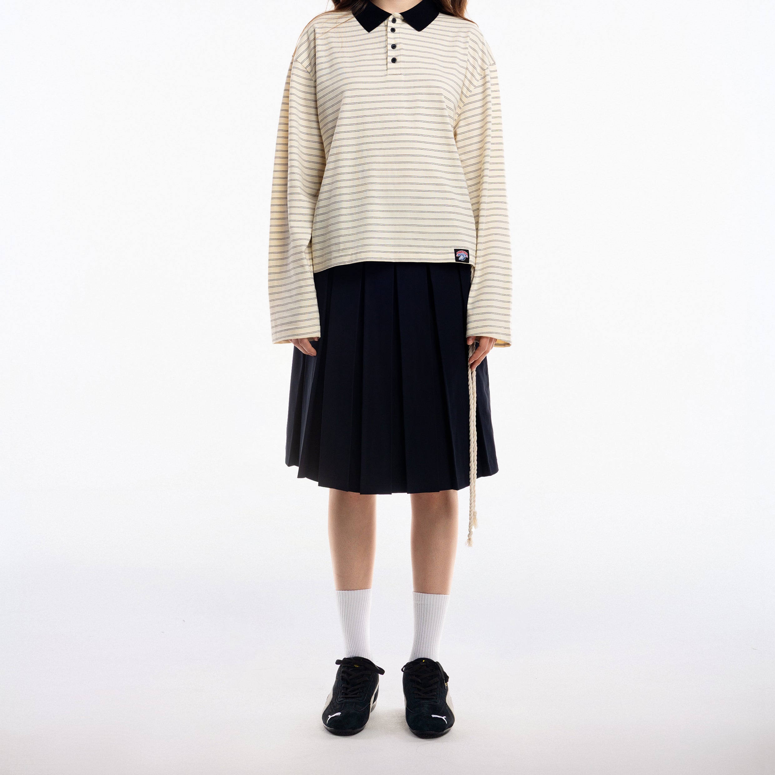 NOA Striped Polo Tee - Push Push - Worldwide