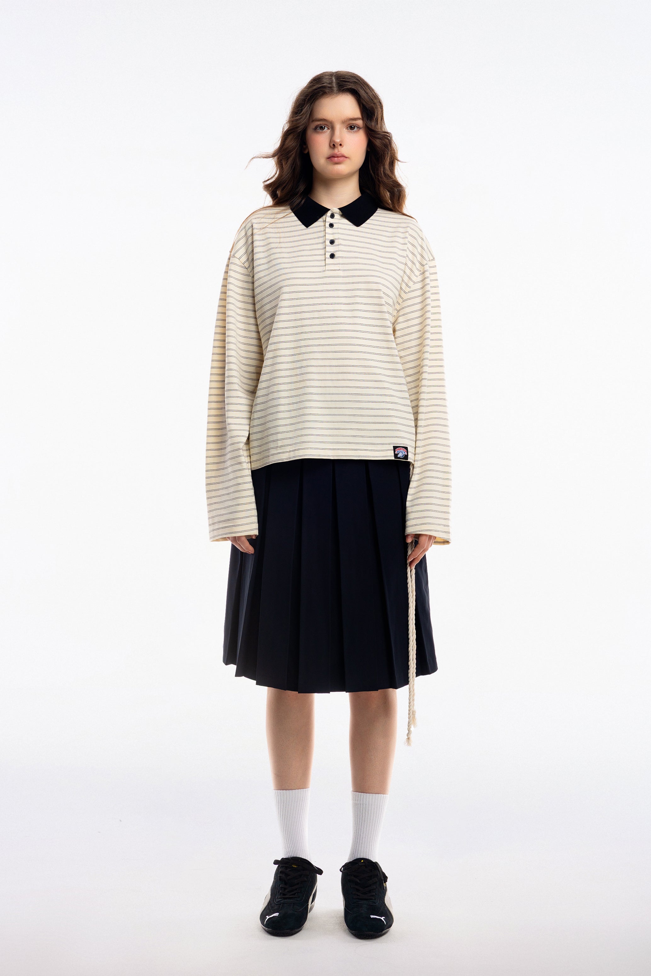 NOA Striped Polo Tee - Push Push - Worldwide