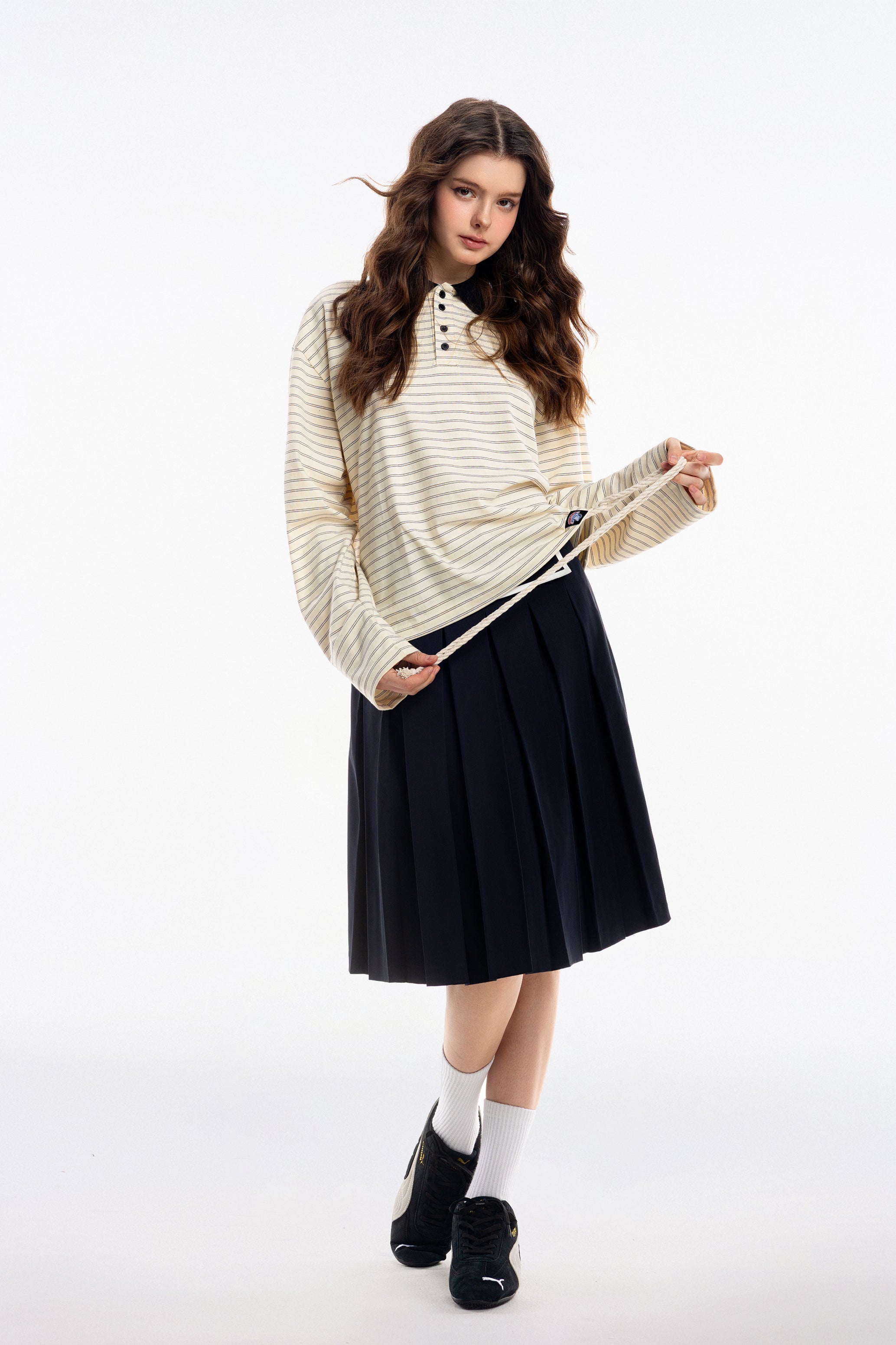 NOA Striped Polo Tee - Push Push - Worldwide