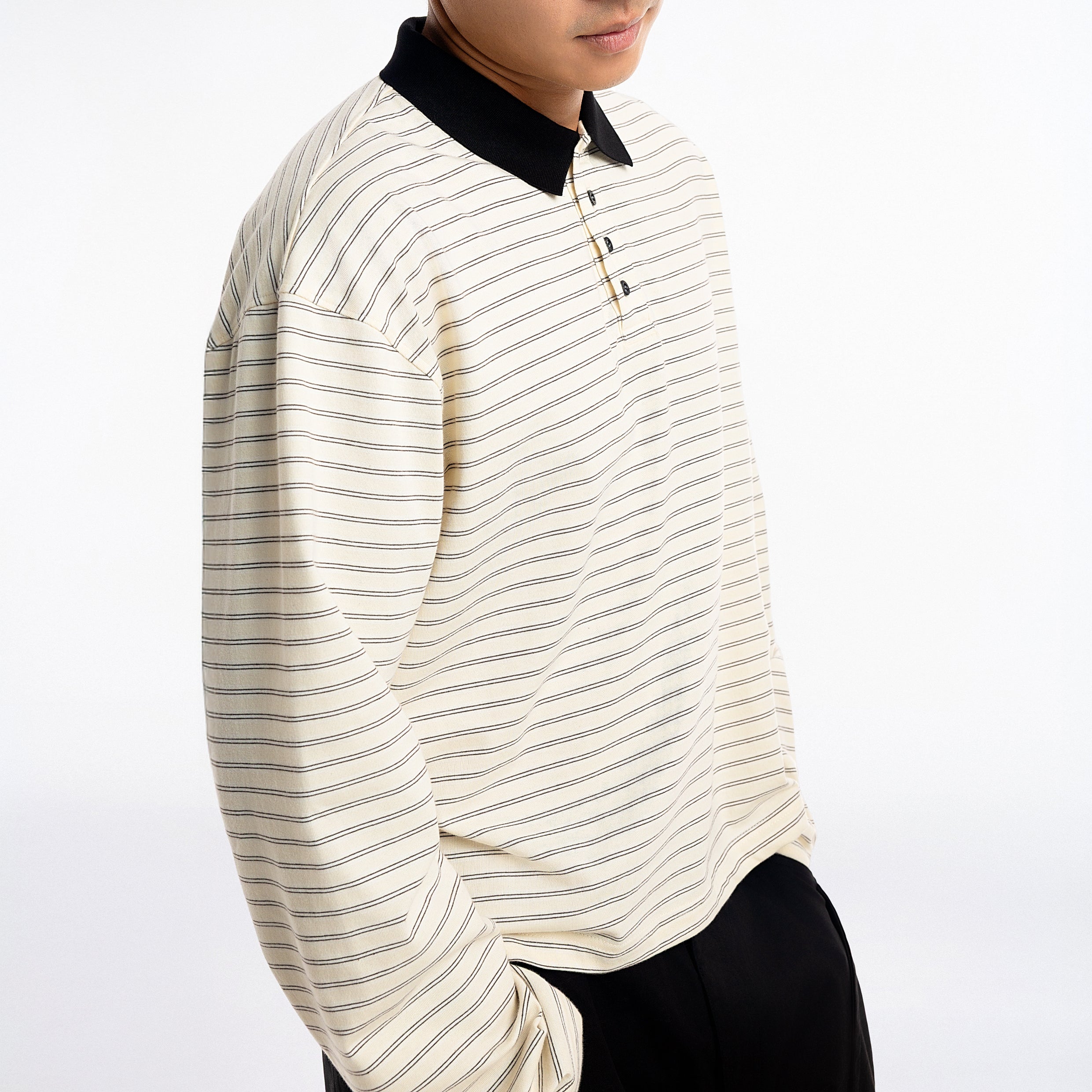 NOA Striped Polo Tee - Push Push - Worldwide