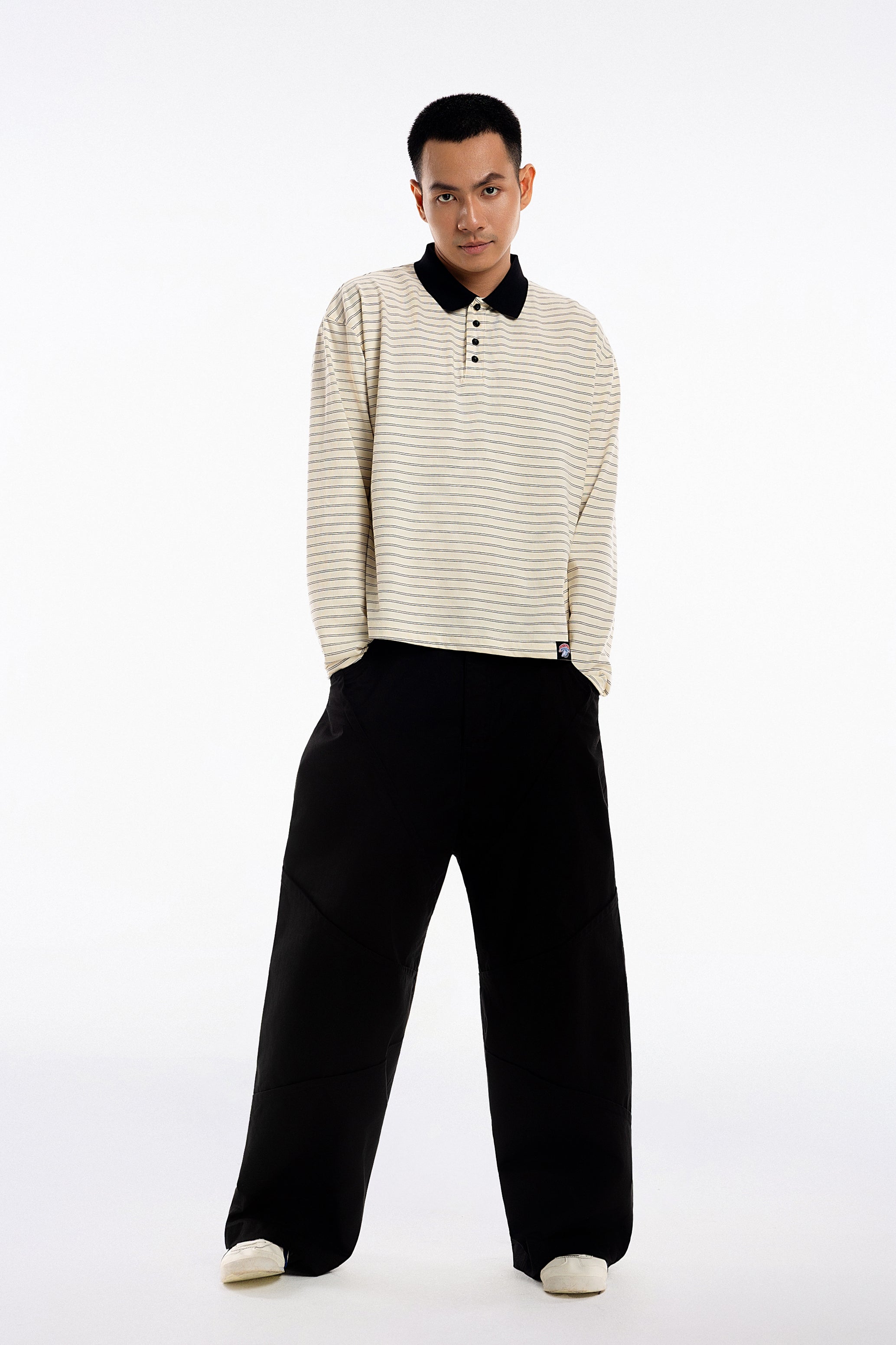 NOA Striped Polo Tee - Push Push - Worldwide