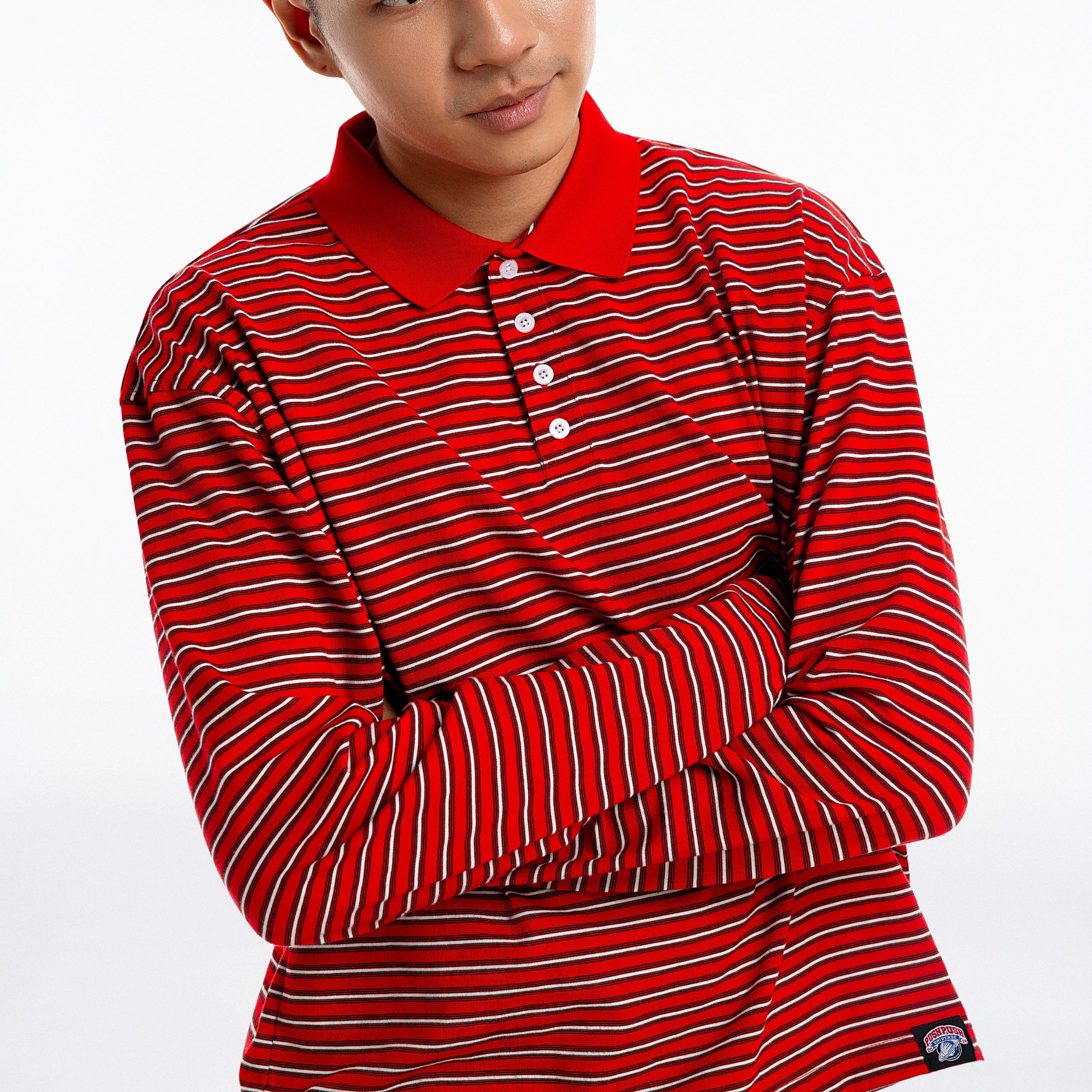 OLLY Striped Polo Tee - Push Push - Worldwide