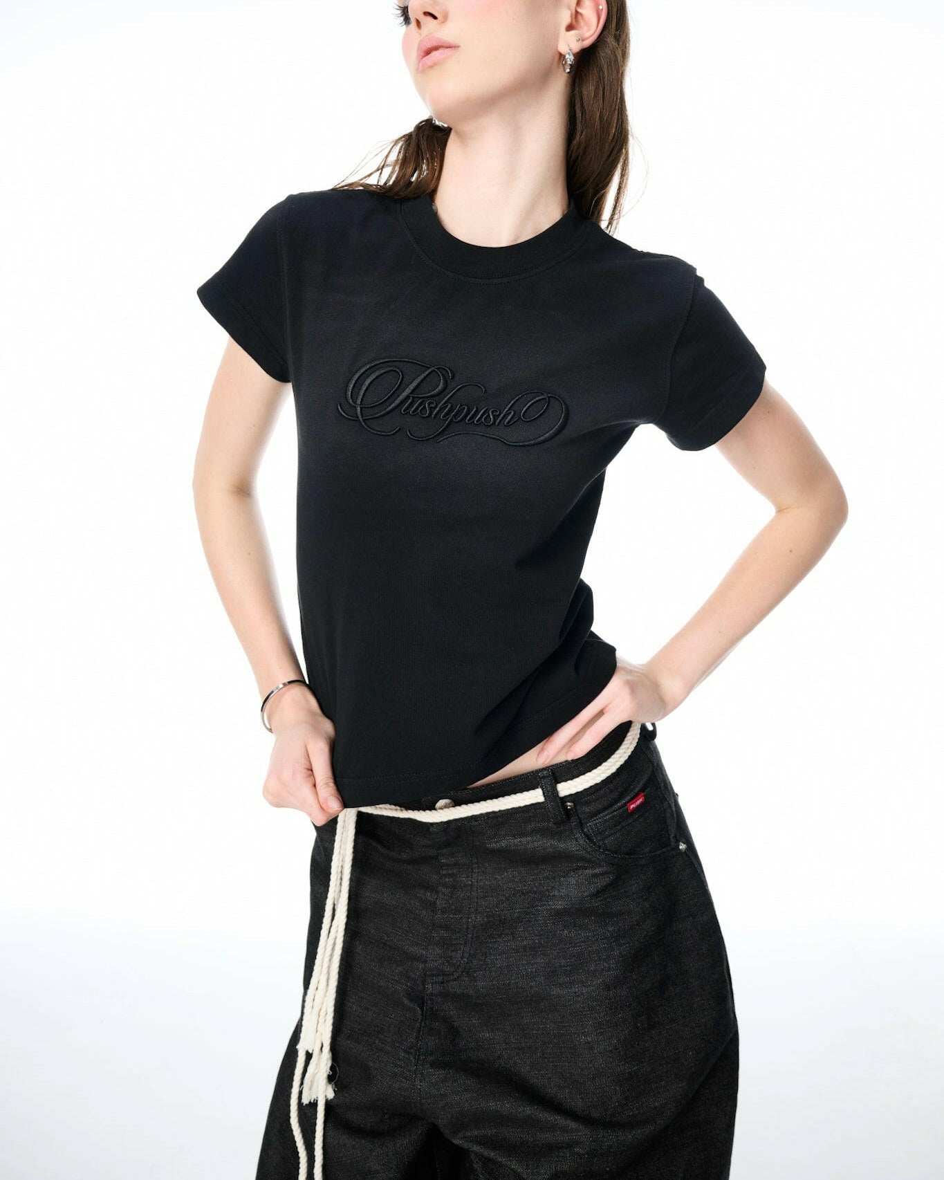 PP EMBROIDERED BABY TEE.