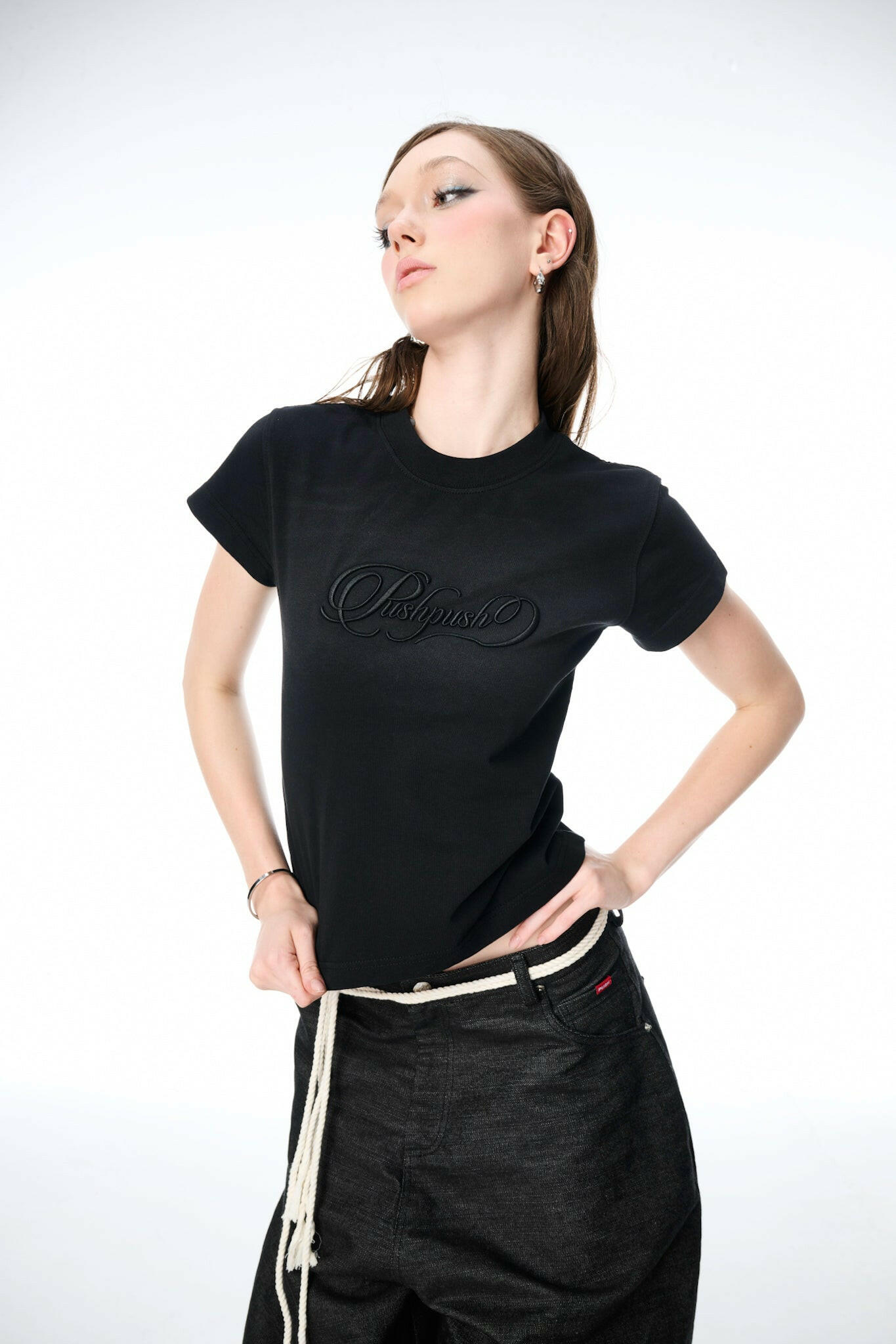 PP EMBROIDERED BABY TEE.
