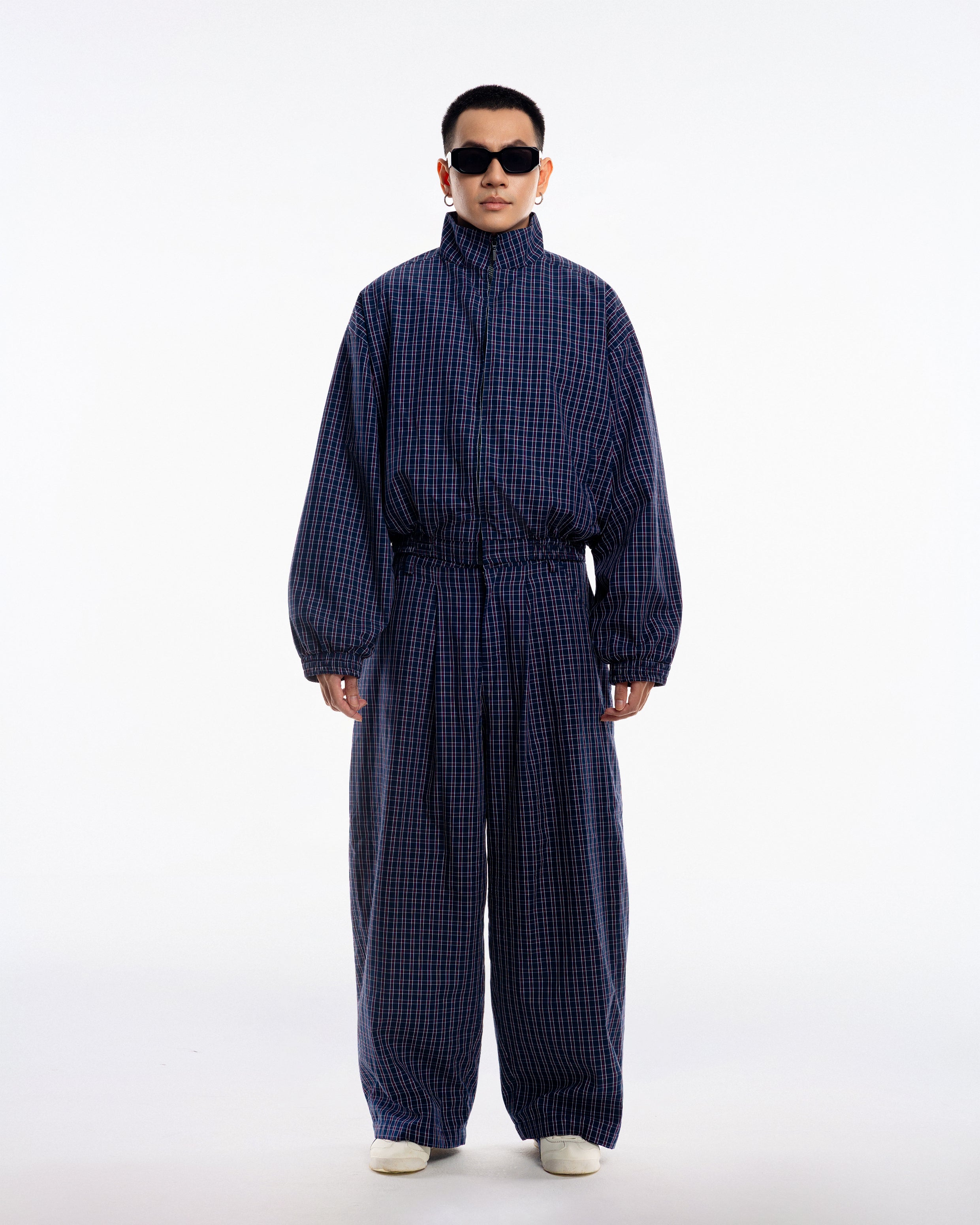 Gingham Uniform Set - Navy - Push Push